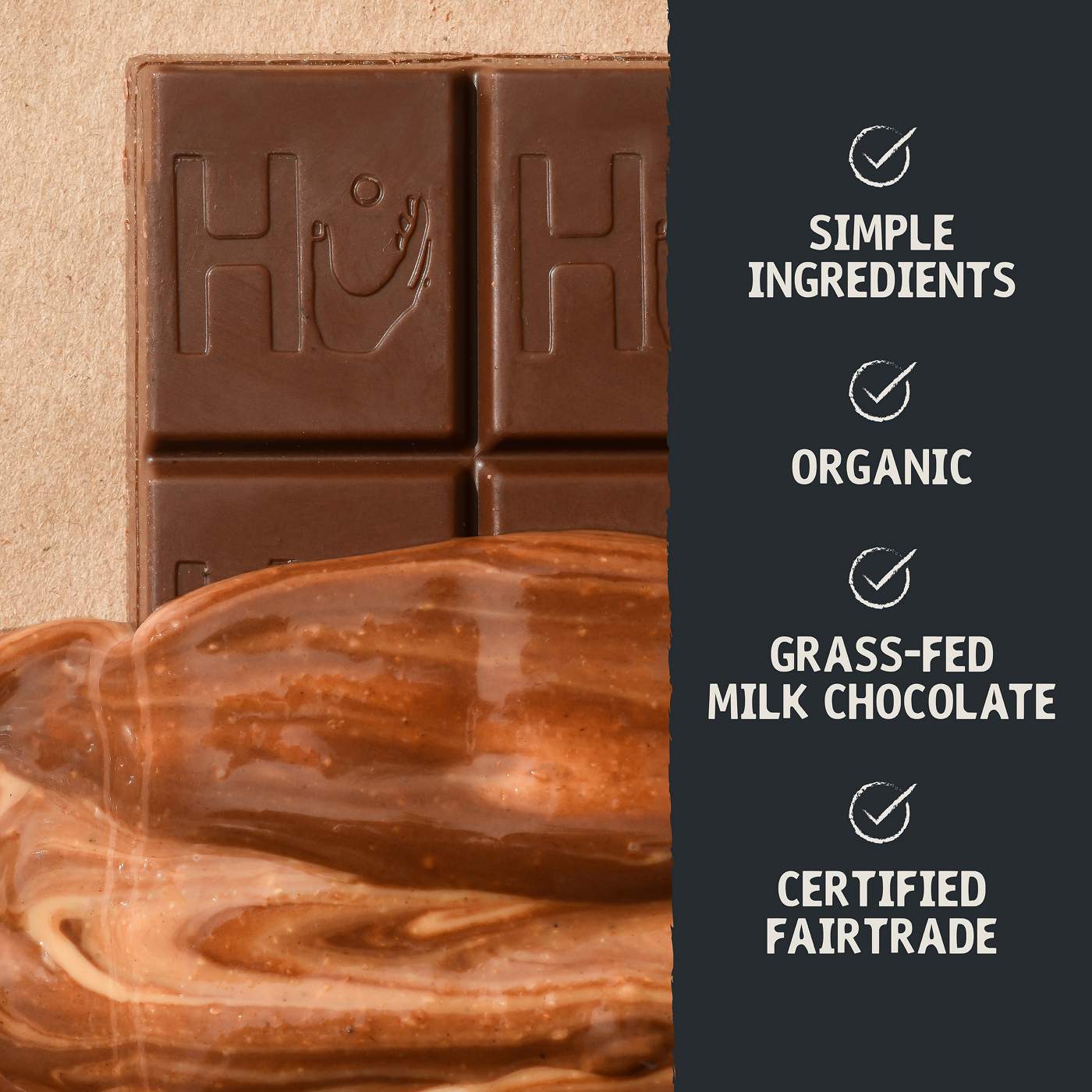 Hu Organic Grass-Fed Simple Milk Chocolate Bar; image 4 of 8