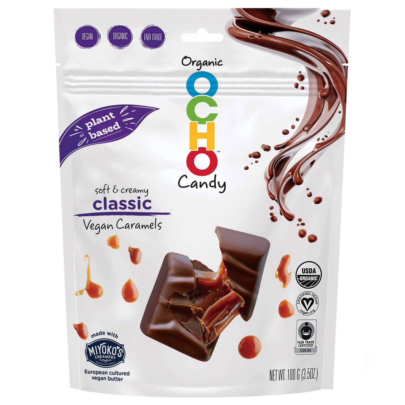 Ocho Organic Classic Plant-Based Caramel Minis; image 1 of 2