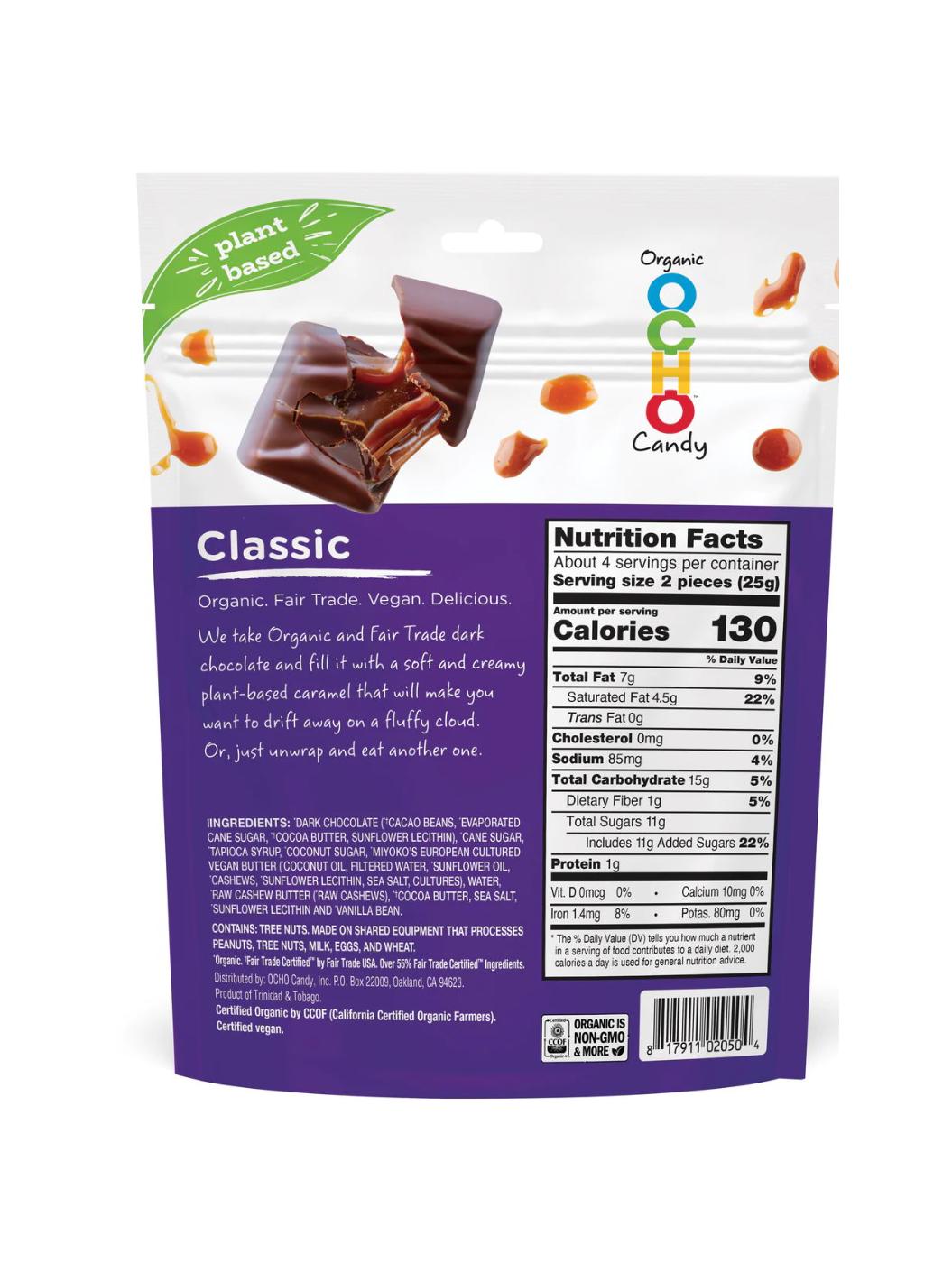 Ocho Organic Classic Plant-Based Caramel Minis; image 2 of 2