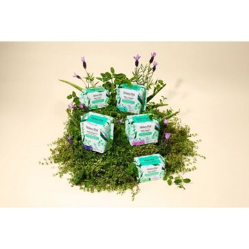 The Honey Pot 100% Organic Cotton Cooling Herbal Super Pads with Wings
