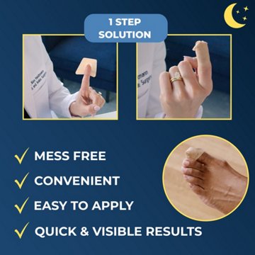 Kerasal Nighttime Renewal Fungal Nail Patch, Extra Strength, Overnight Repair, 14 ct