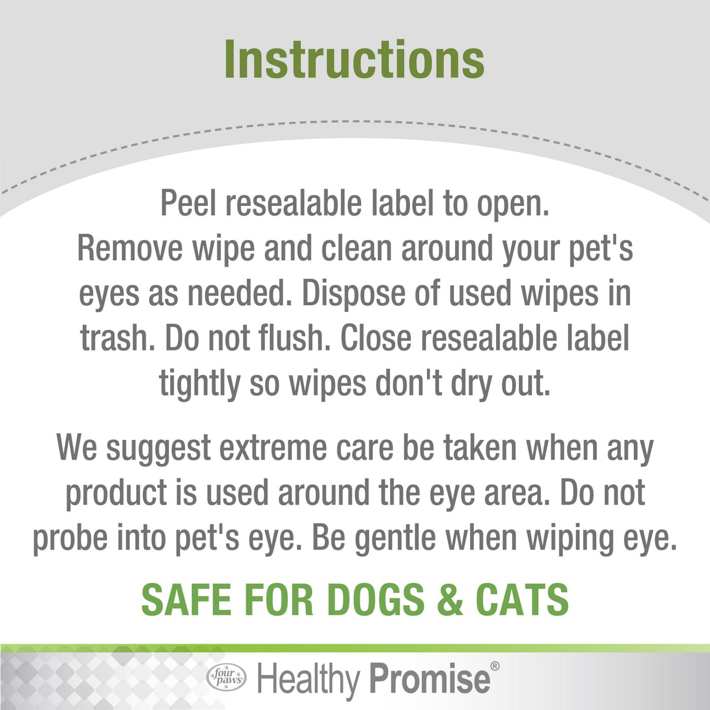 Healthy Promise Eye Wipes For Dogs & Cats; image 5 of 8
