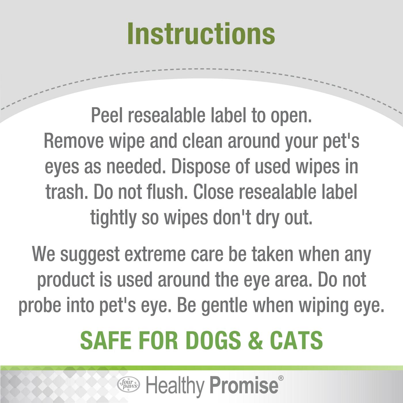Healthy Promise Eye Wipes For Dogs & Cats; image 6 of 8