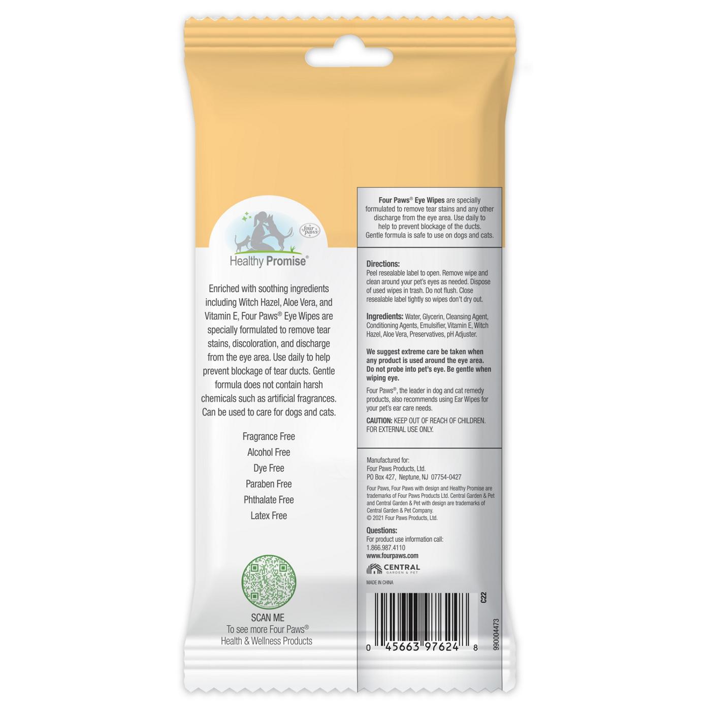 Healthy Promise Eye Wipes For Dogs & Cats; image 7 of 8