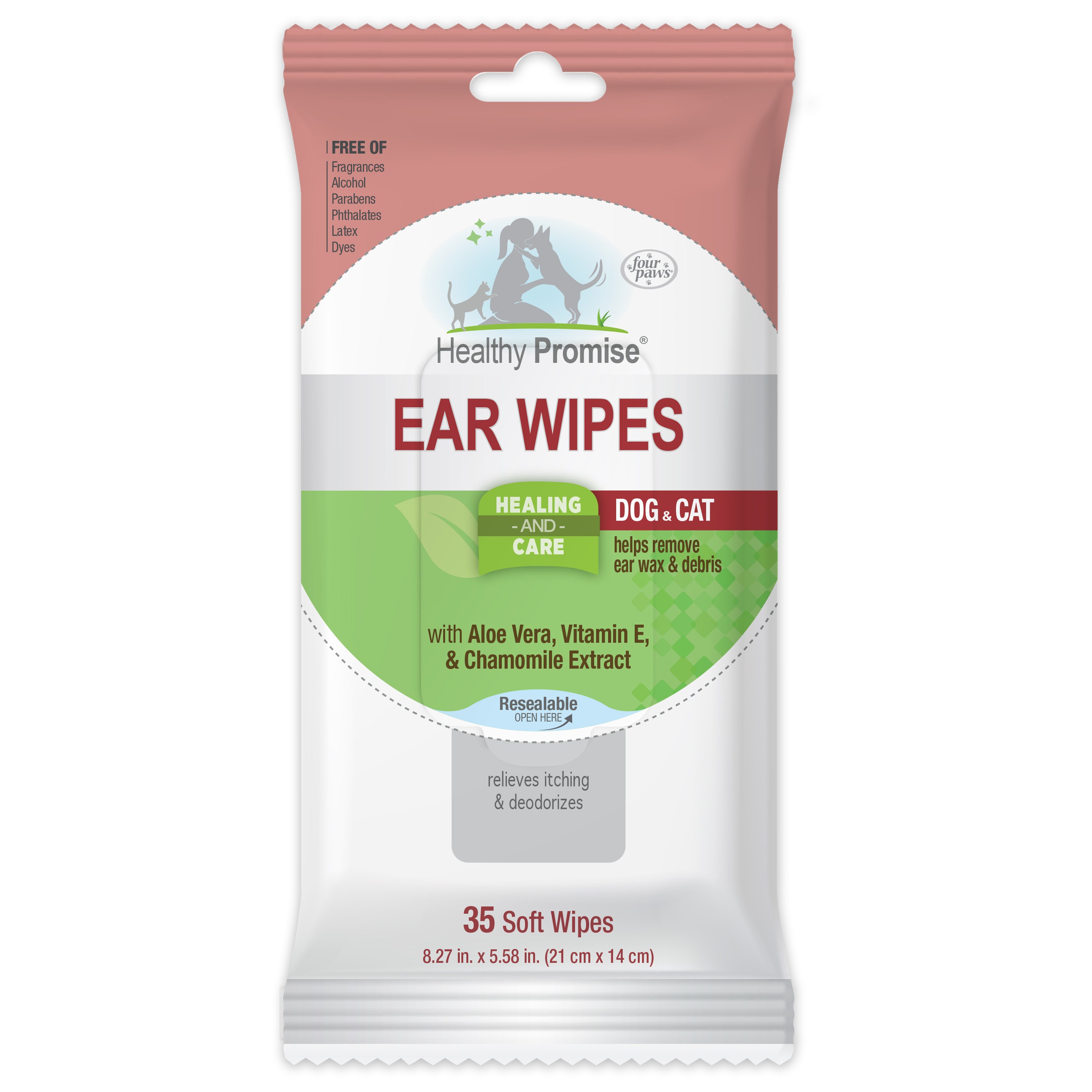 Healthy Promise Ear Wipes For Dogs Cats