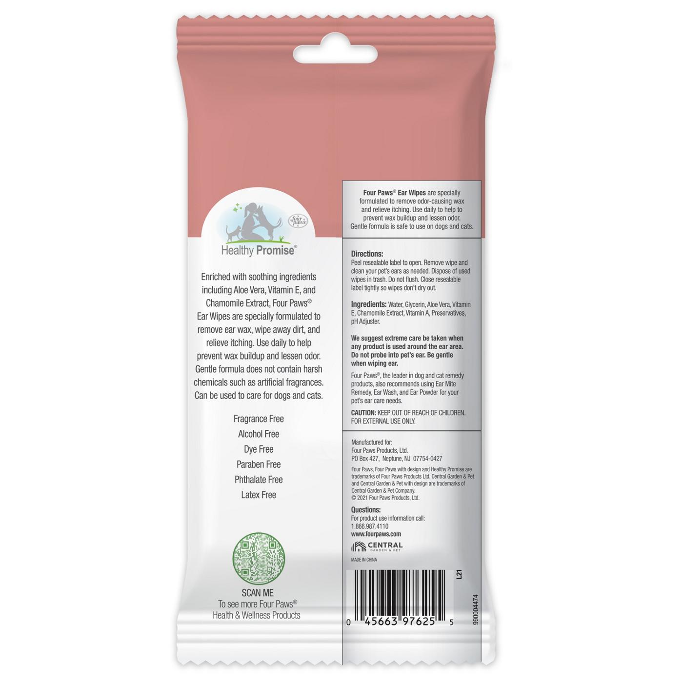 Healthy Promise Ear Wipes For Dogs & Cats; image 7 of 8