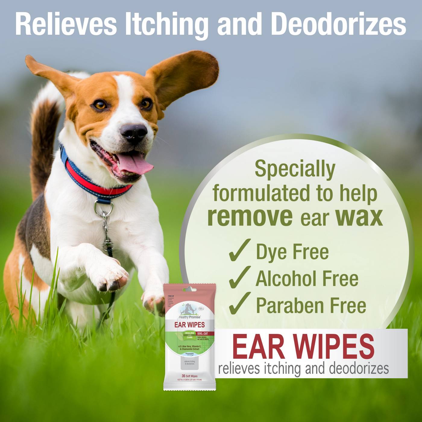 Healthy Promise Ear Wipes For Dogs & Cats; image 8 of 8