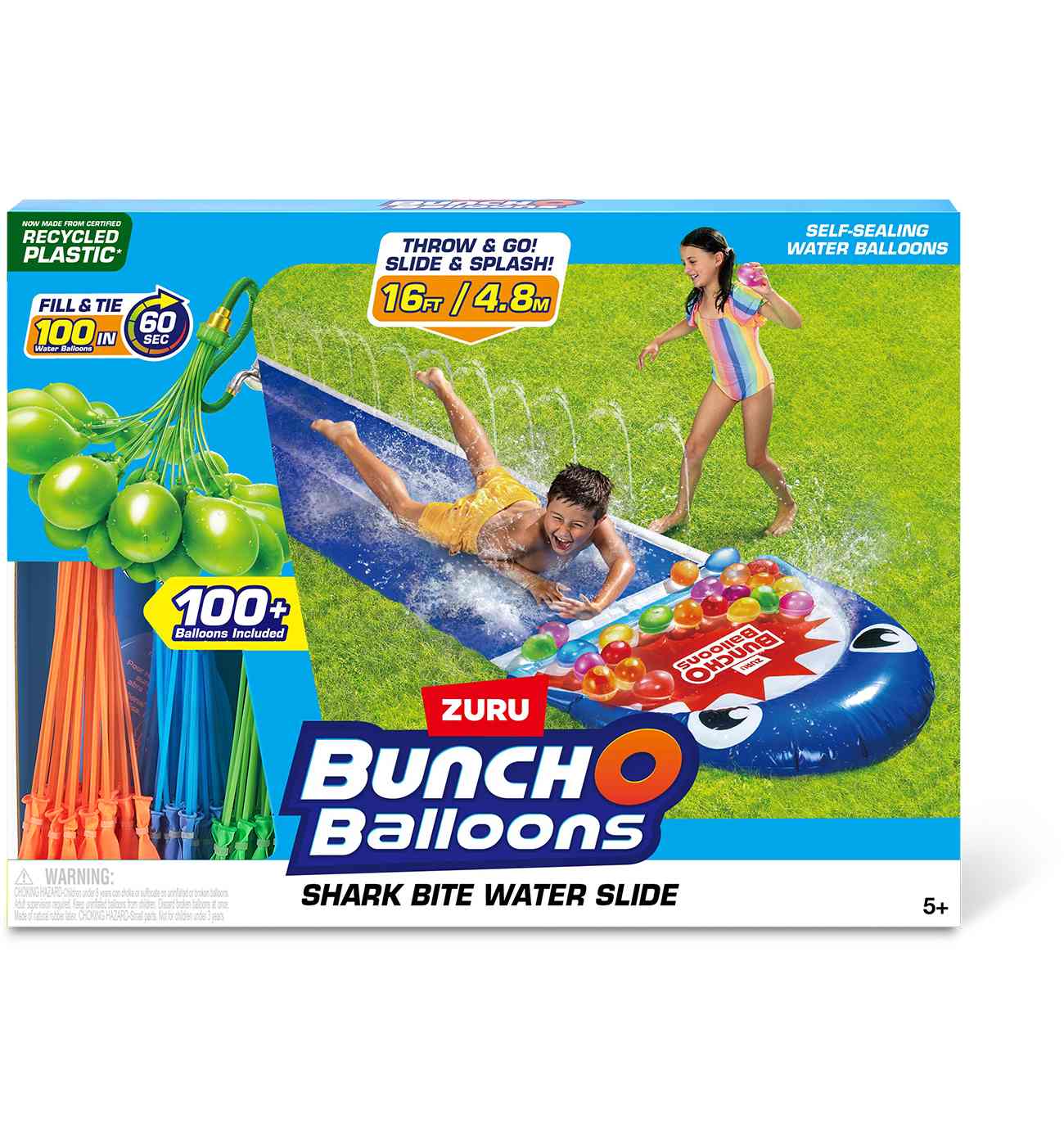 Zuru Bunch O Balloons Shark Bite Water Slide Shop Yard & sandbox toys