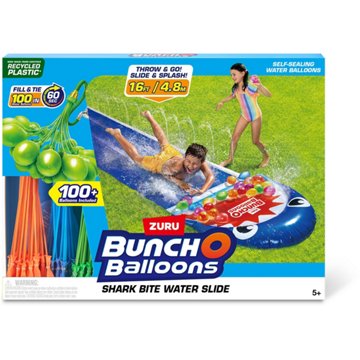 Zuru Bunch O Balloons Shark Bite Water Slide, 16'
