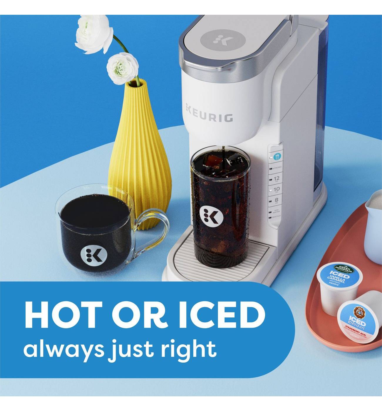 Keurig K-Iced Single Serve Coffee Maker - White; image 7 of 11