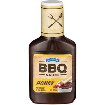 Hill Country Fare Honey BBQ Sauce, 18 oz