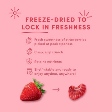 Tru Fru Freeze Dried Strawberries in Dark & White Chocolate, 3.4 oz