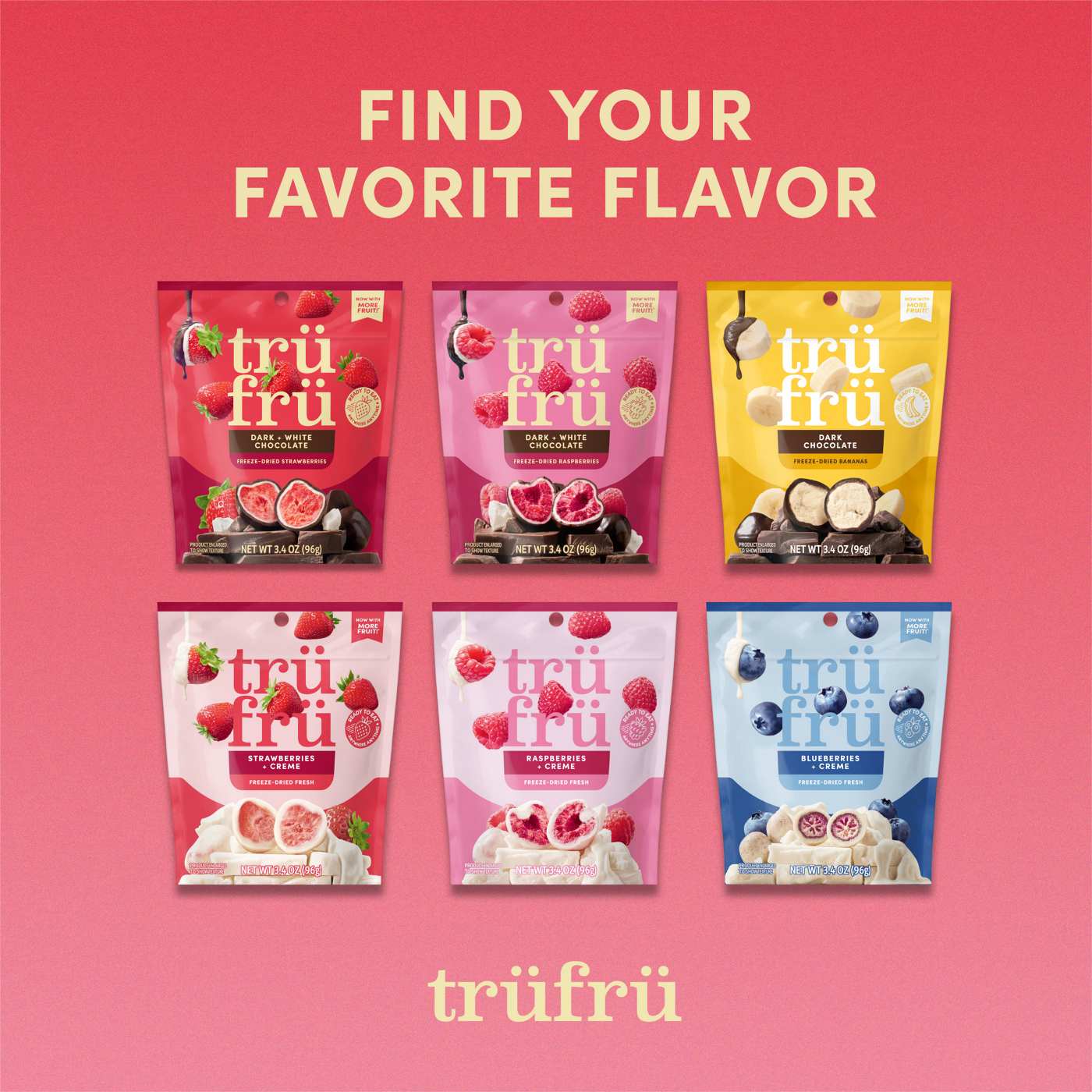 Tru Fru Freeze Dried Strawberries in Dark & White Chocolate; image 4 of 7