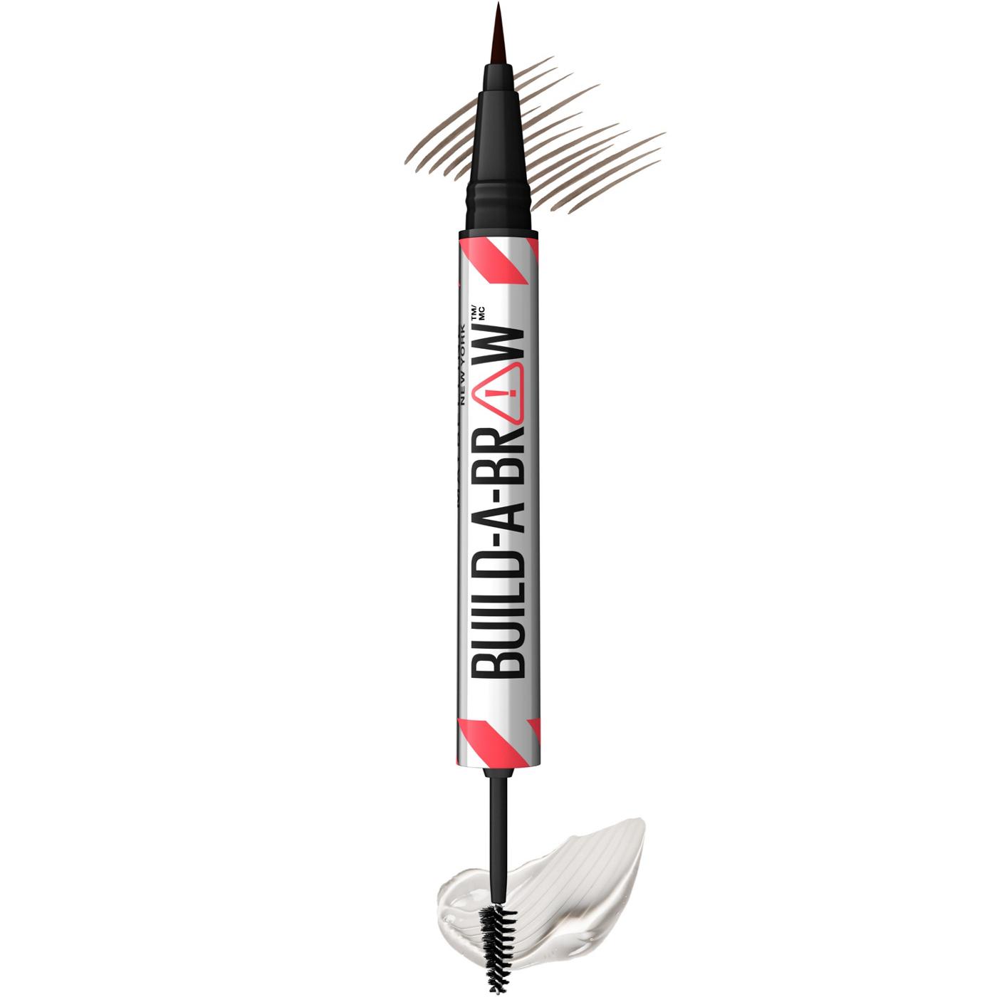 Maybelline Build A Brow 2 In 1 Brow Pen - Ash Brown; image 9 of 17