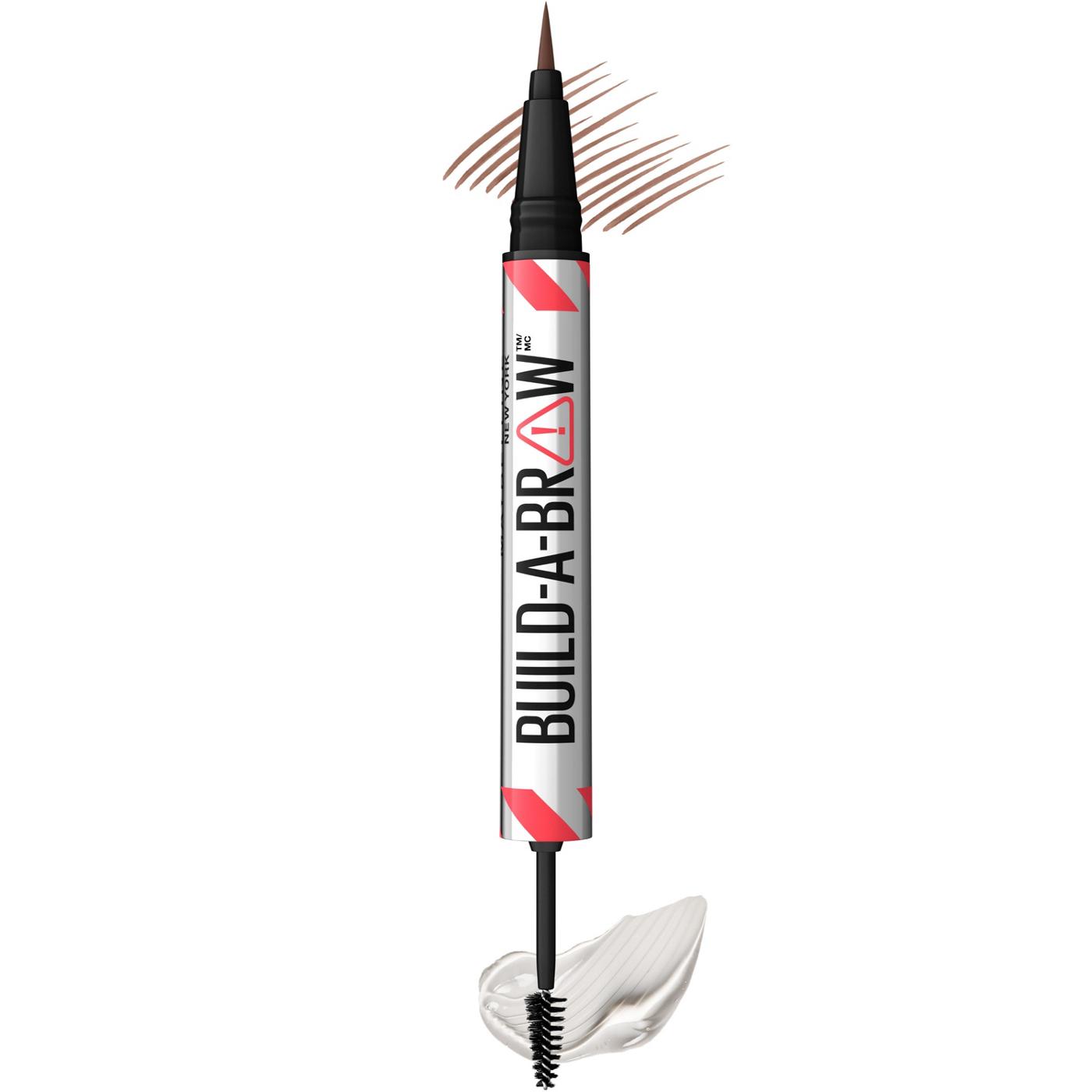 Maybelline Build A Brow 2 In 1 Brow Pen - Medium Brown; image 12 of 16