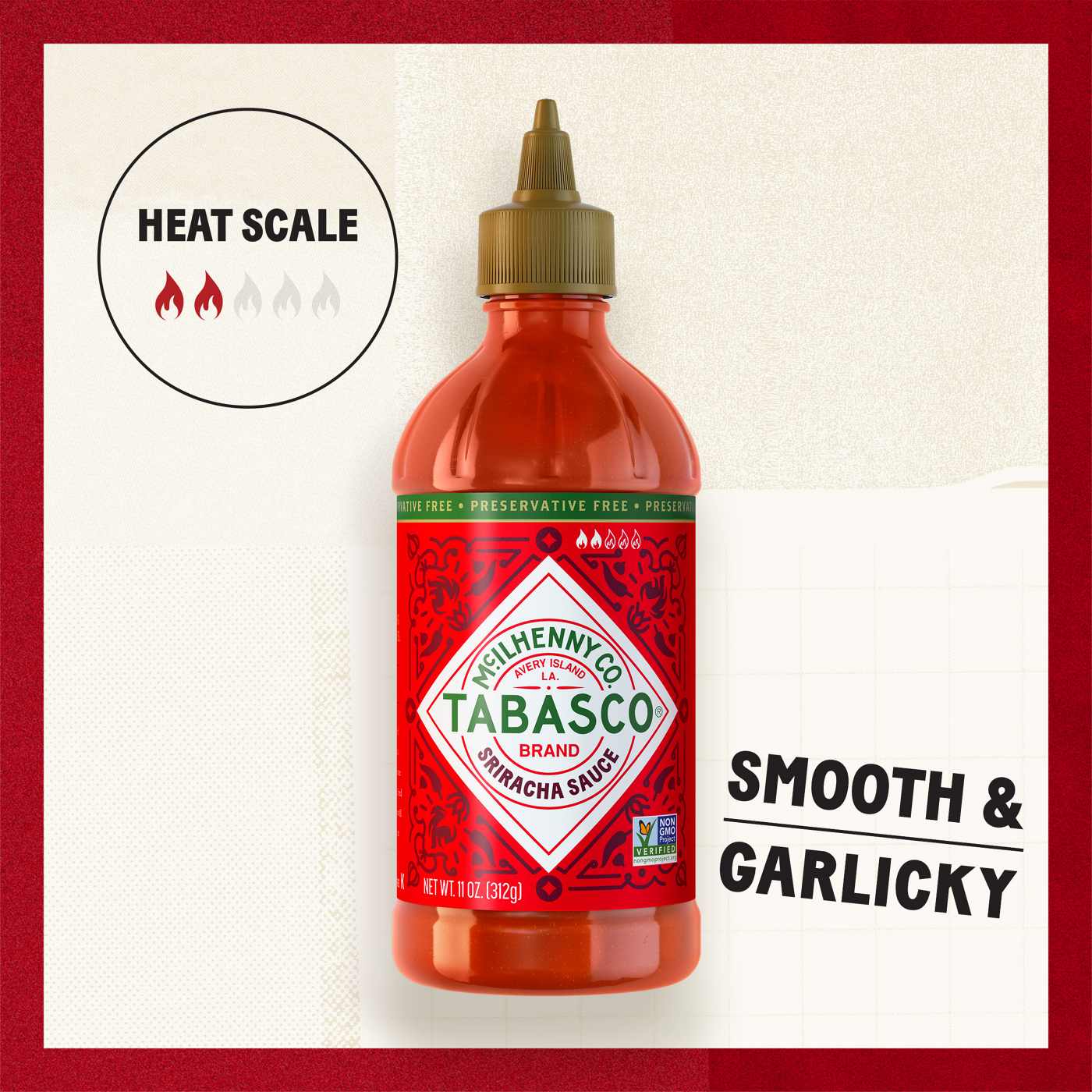 Tabasco Sriracha Sauce; image 2 of 8