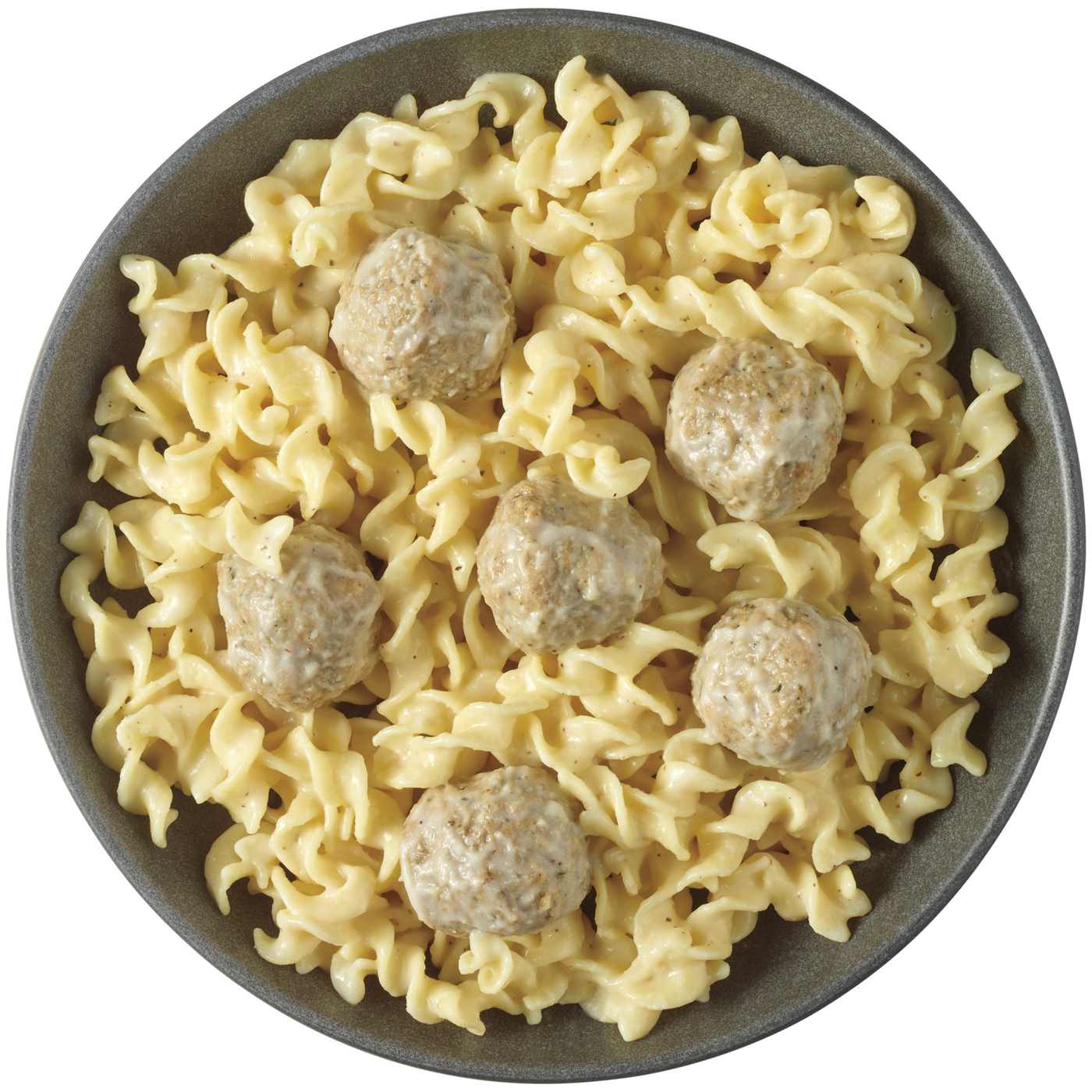 Meal Simple by H-E-B Meatballs & Creamy Garlic Pasta Bowl; image 3 of 5