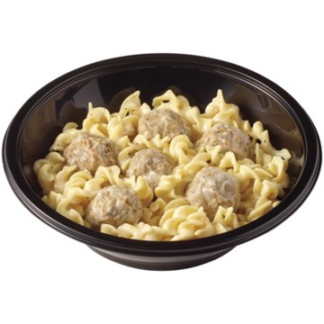 Meal Simple by H-E-B Meatballs & Creamy Garlic Pasta Bowl