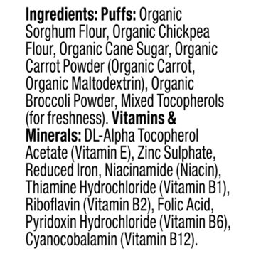 Plum Organics Mighty Puffs - Carrot + Broccoli
