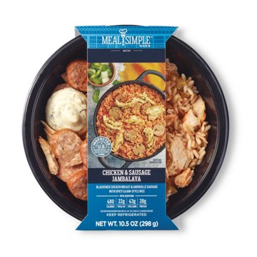 Meal Simple by H-E-B Chicken & Sausage Jambalaya Bowl