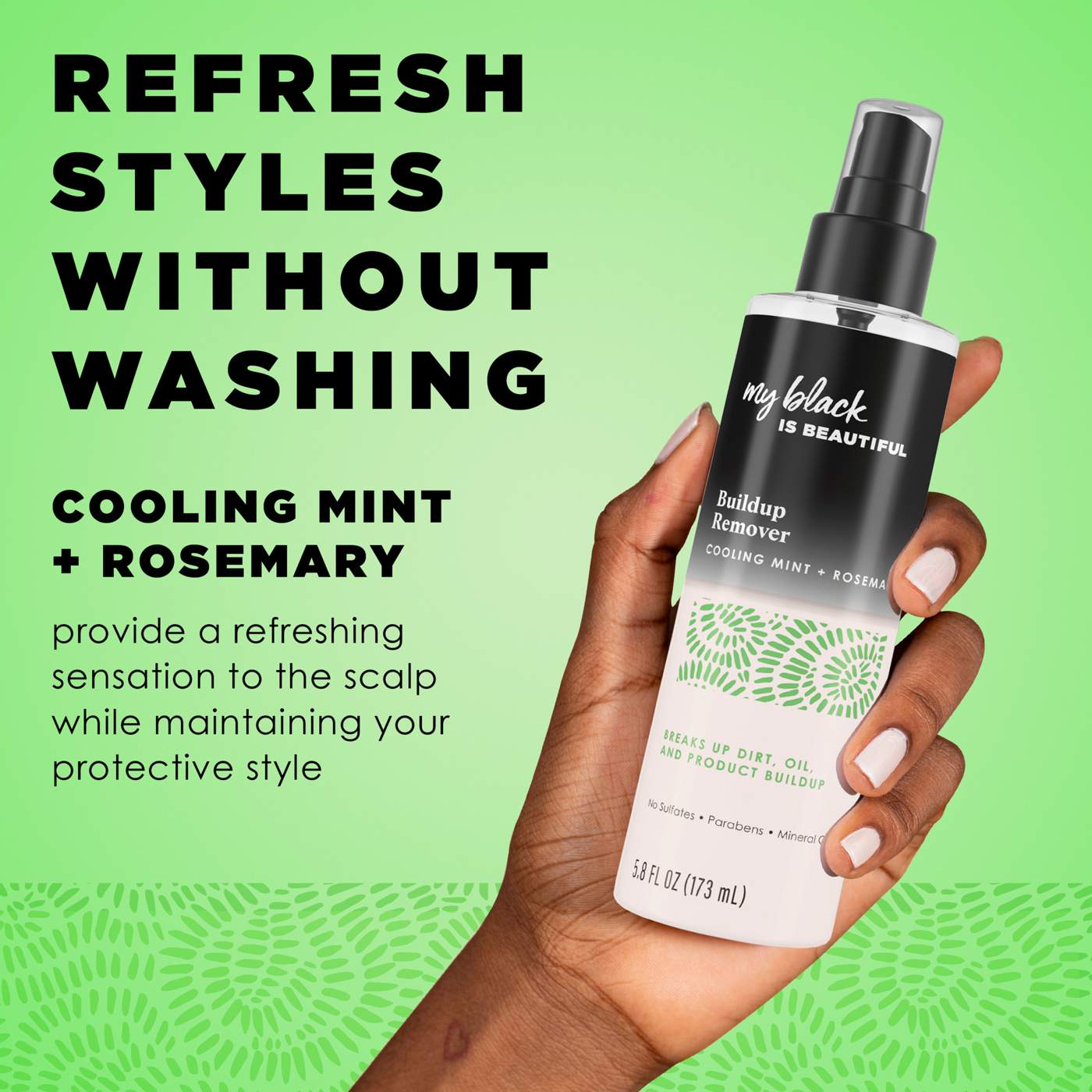 My Black is Beautiful Buildup Remover - Cooling Mint + Rosemary; image 10 of 10