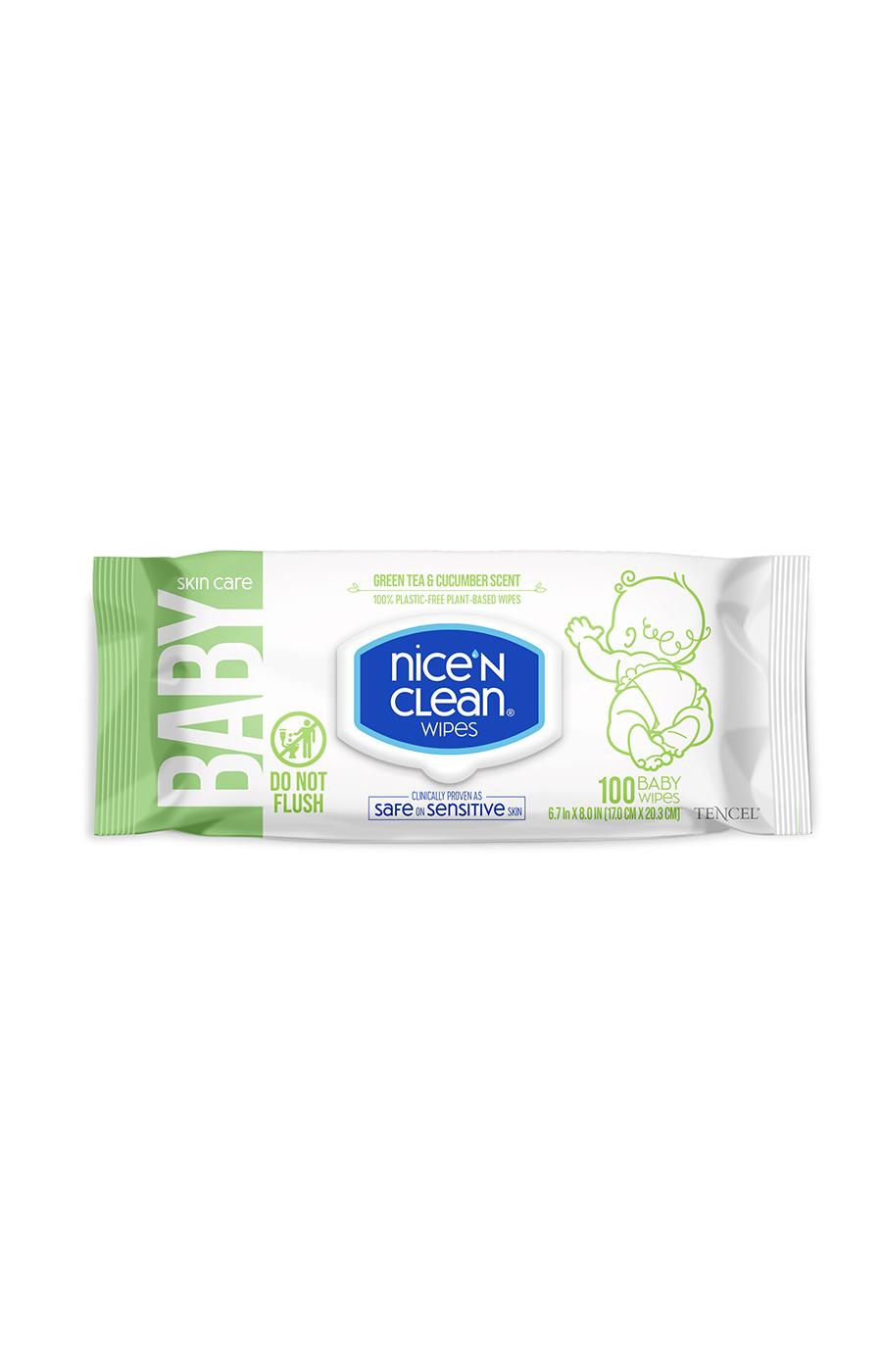 Nice 'N Clean Baby Wipes - Green Tea & Cucumber; image 3 of 3