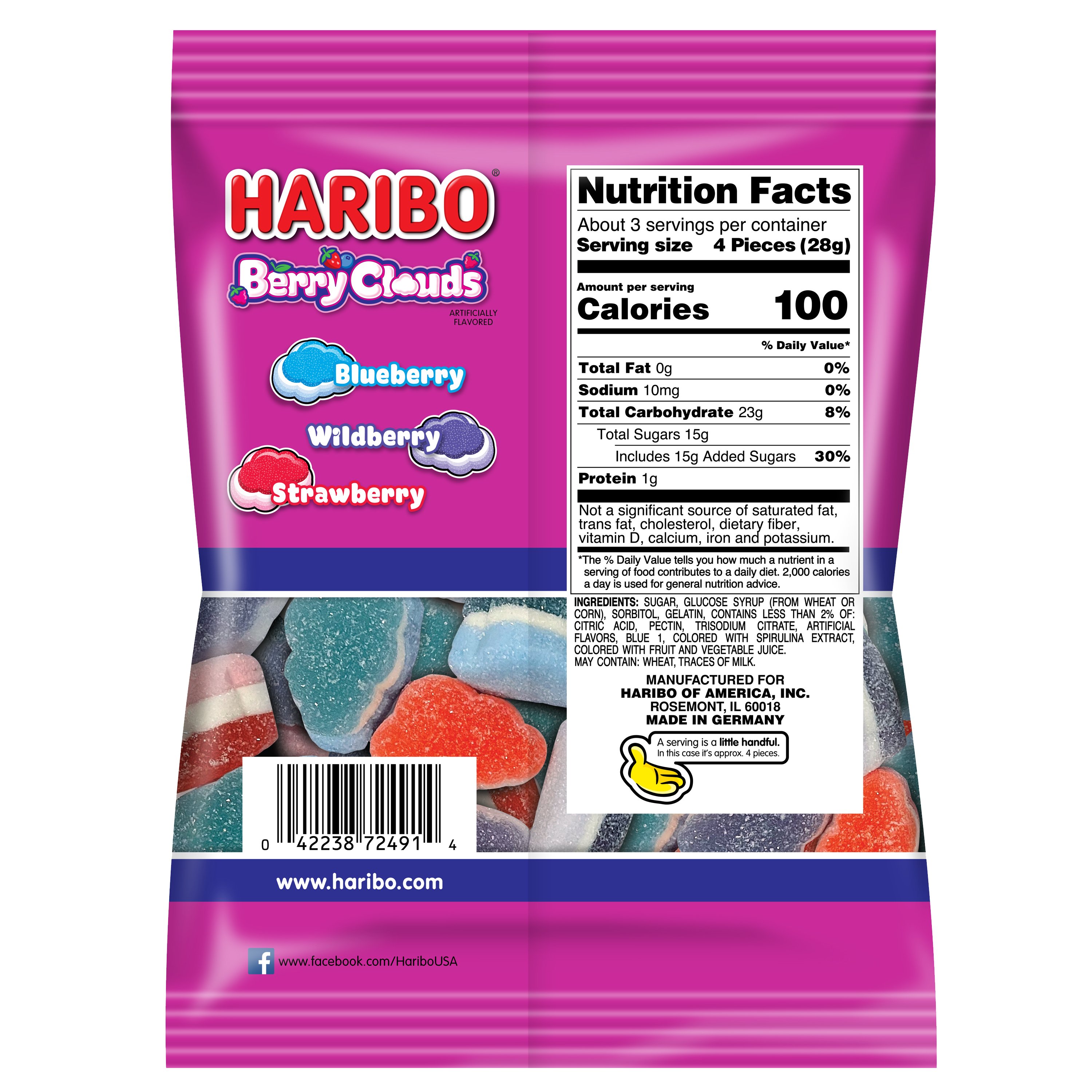 Haribo Sour Gold Bears Gummi Candy - Shop Candy at H-E-B