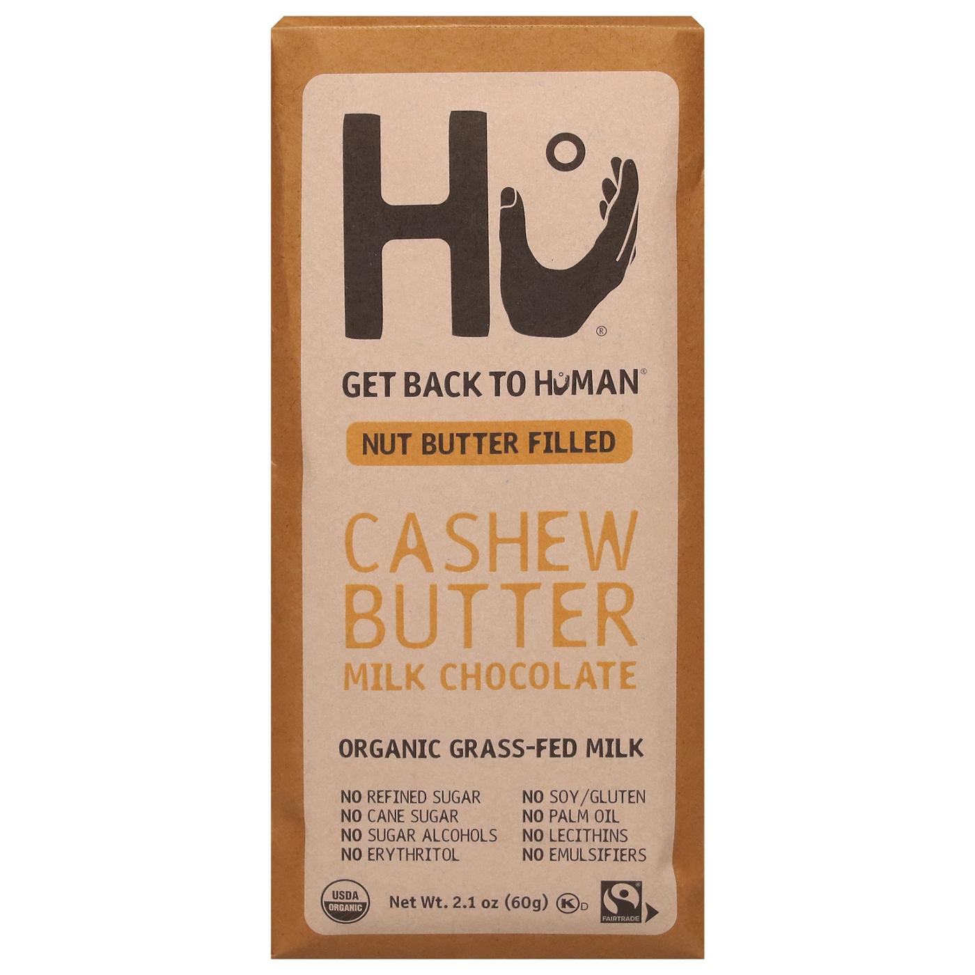 Hu Cashew Butter Milk Chocolate Bar; image 1 of 2