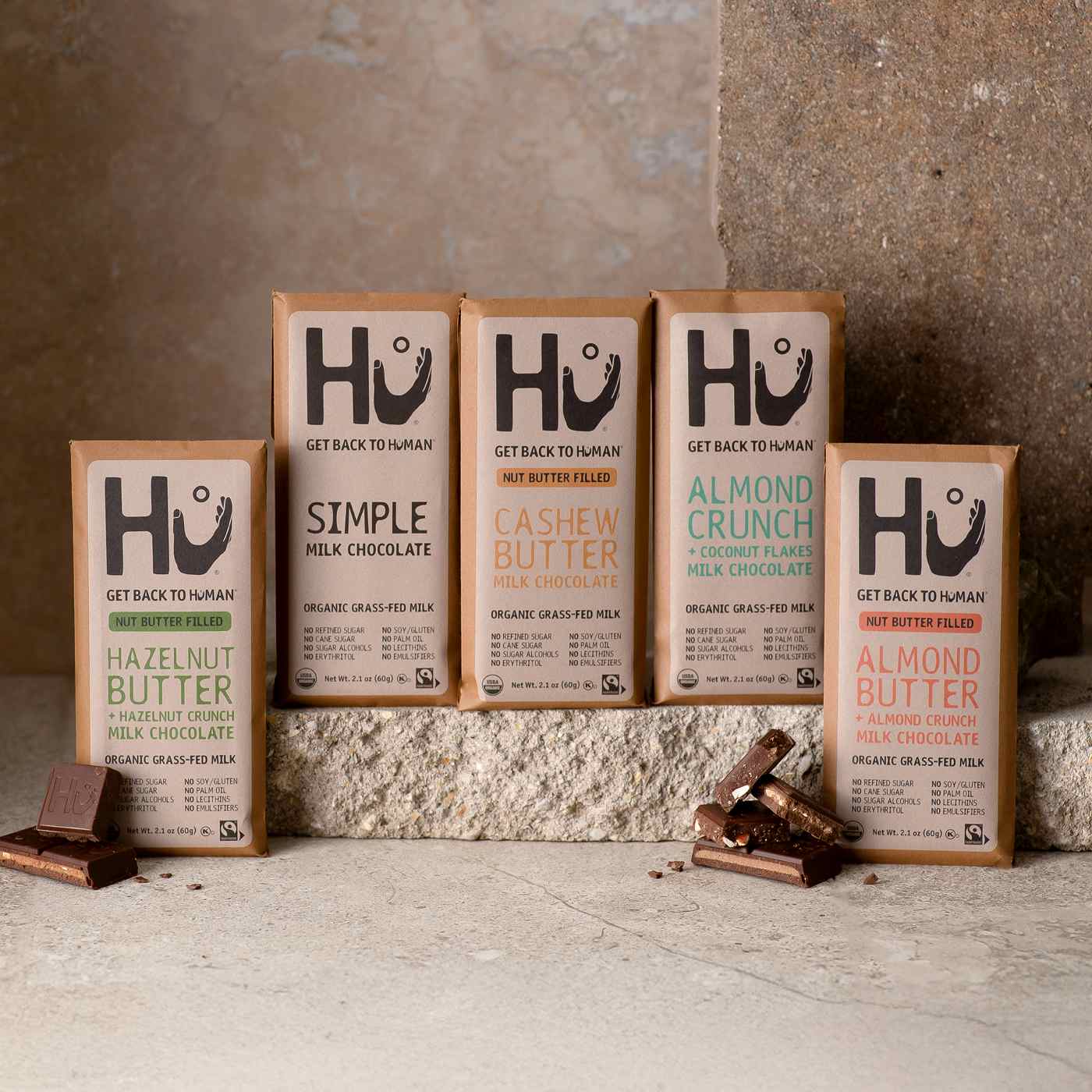 Hu Organic Grass-Fed Cashew Butter Milk Chocolate Bar; image 4 of 9