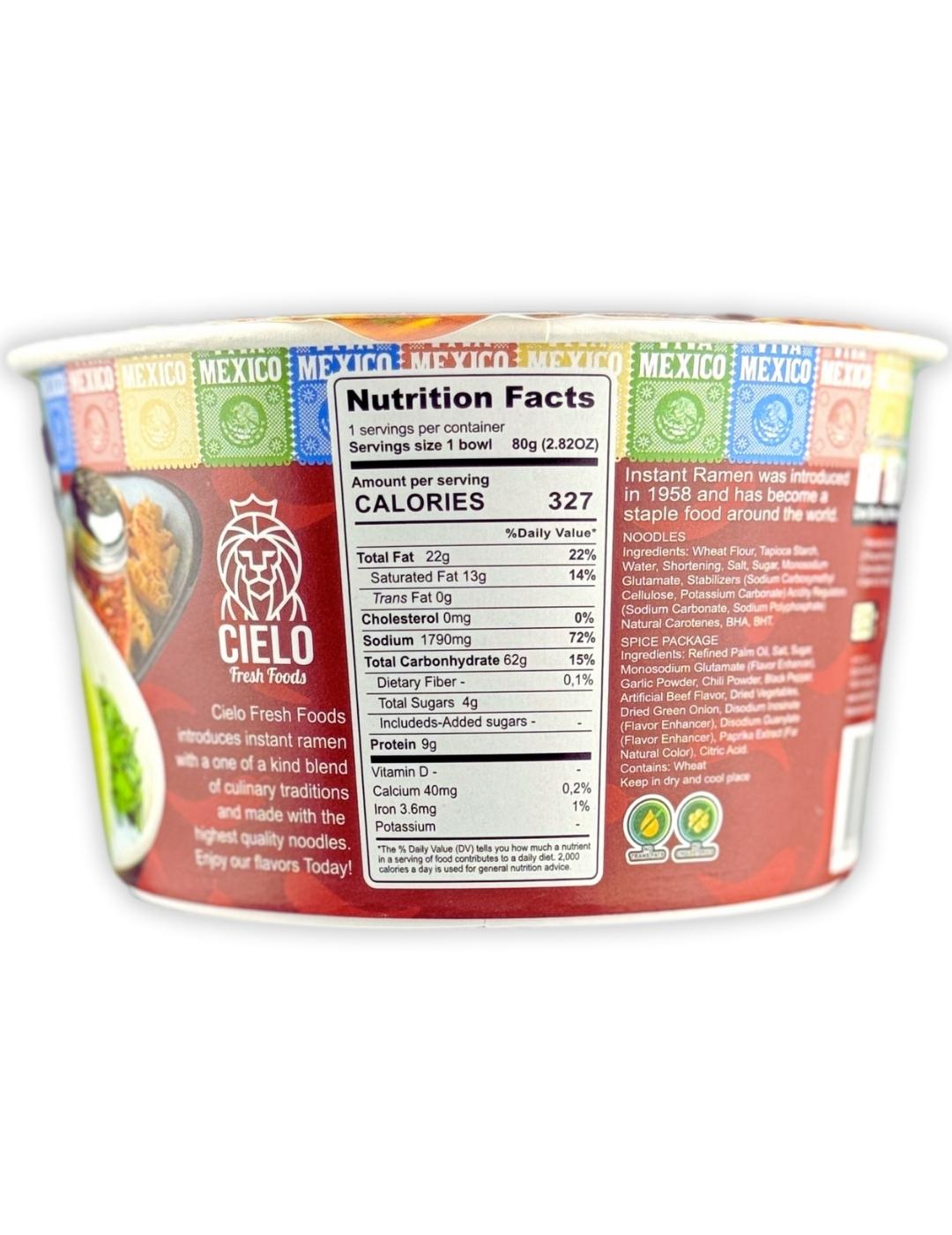 Cielo Fresh Foods Menudo Instant Ramen Noodles; image 3 of 5