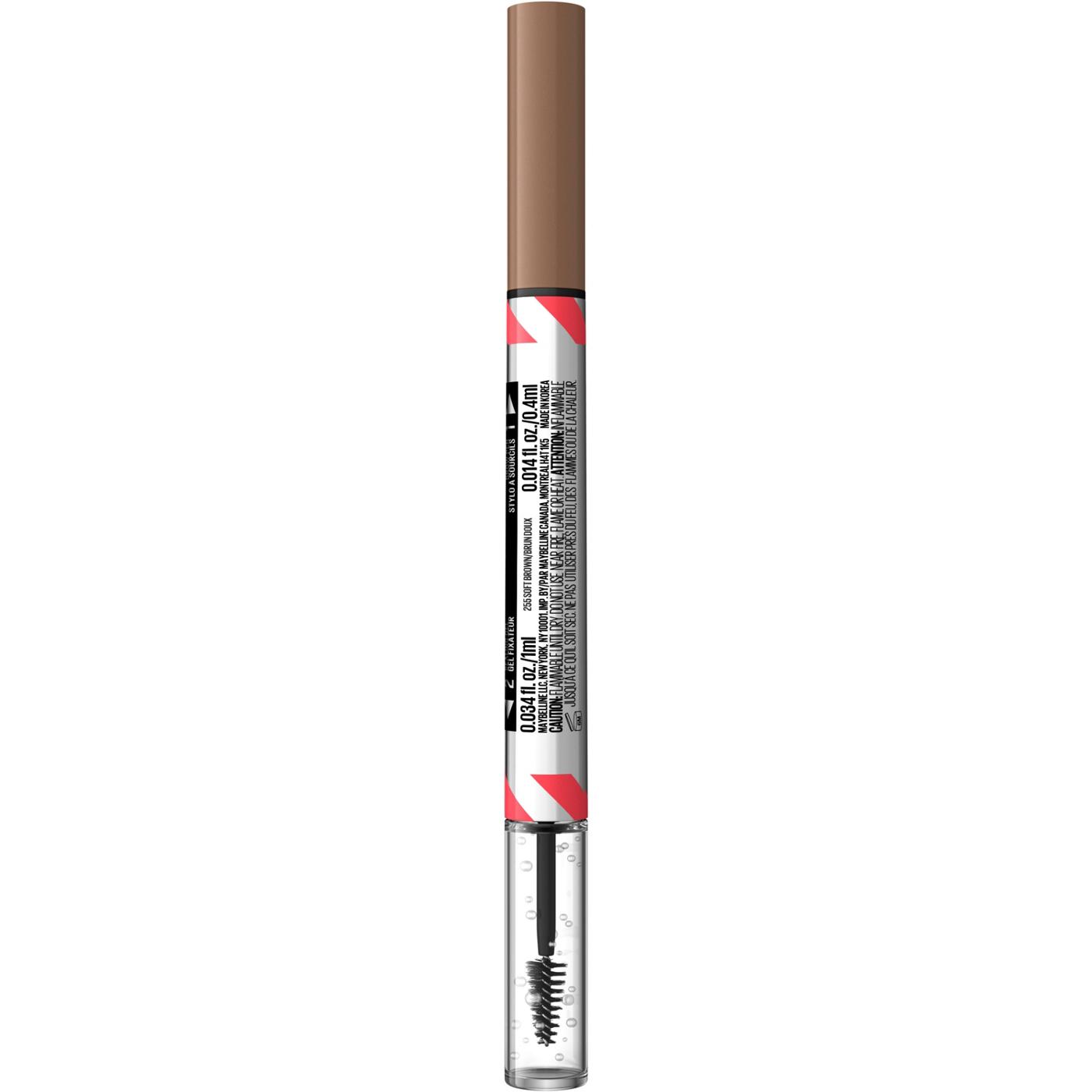 Maybelline Build A Brow 2 In 1 Brow Pen - Soft Brown; image 10 of 16