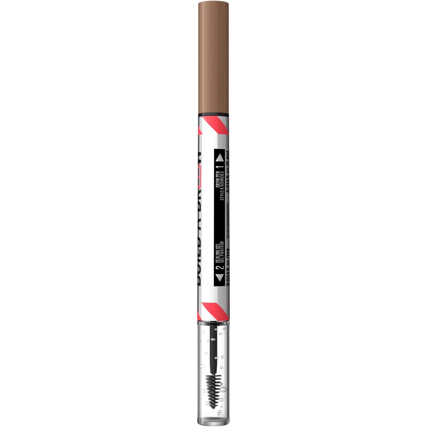 Maybelline Build A Brow 2 In 1 Brow Pen - Soft Brown; image 11 of 16