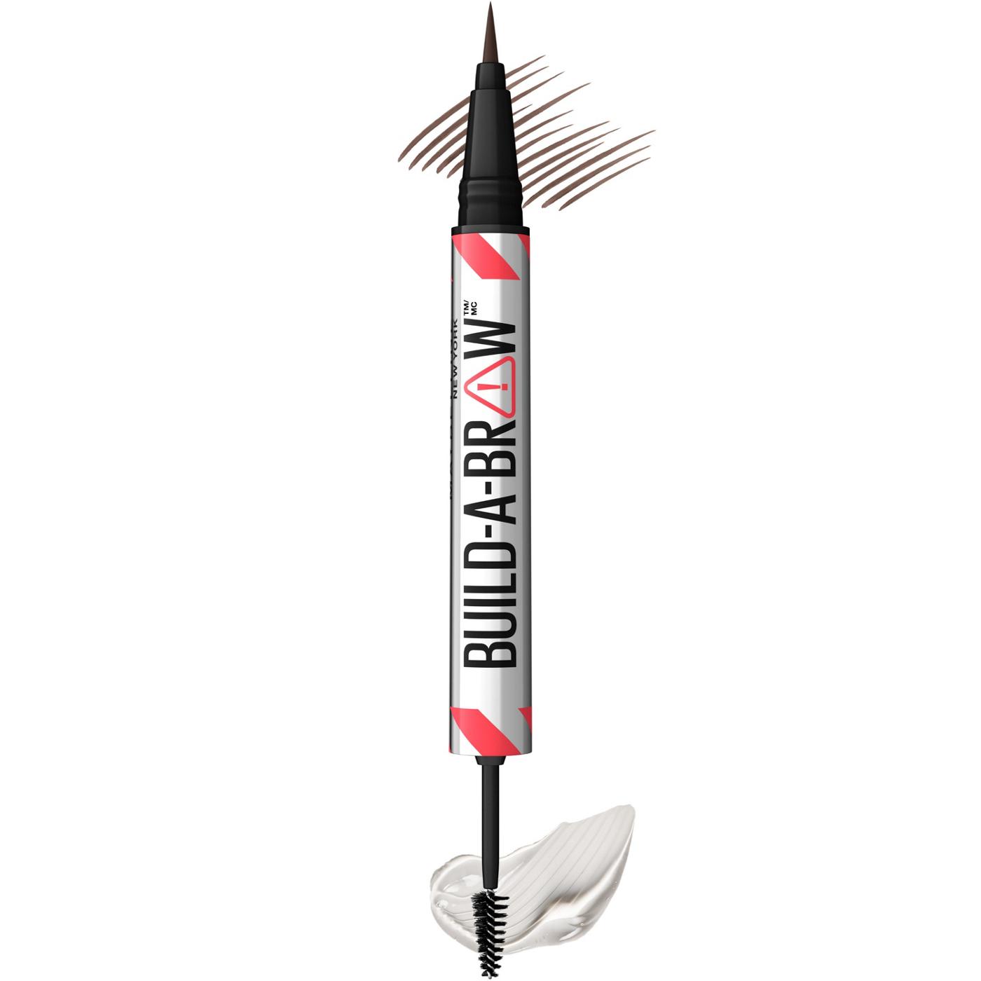 Maybelline Build A Brow 2 In 1 Brow Pen - Deep Brown; image 10 of 17