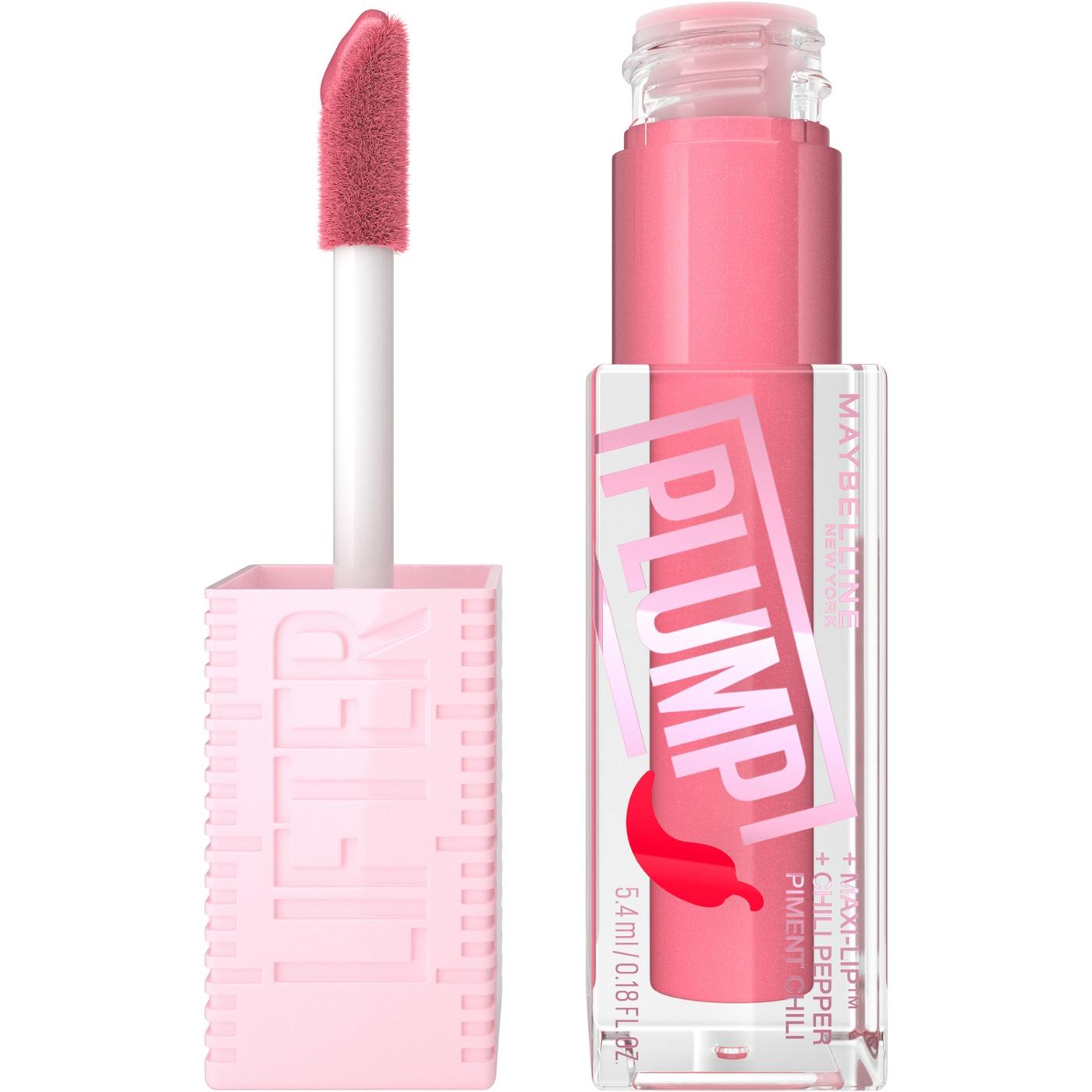 Maybelline Lifter Plump Lip Plumping Lip Gloss - Blush Glaze; image 1 of 6