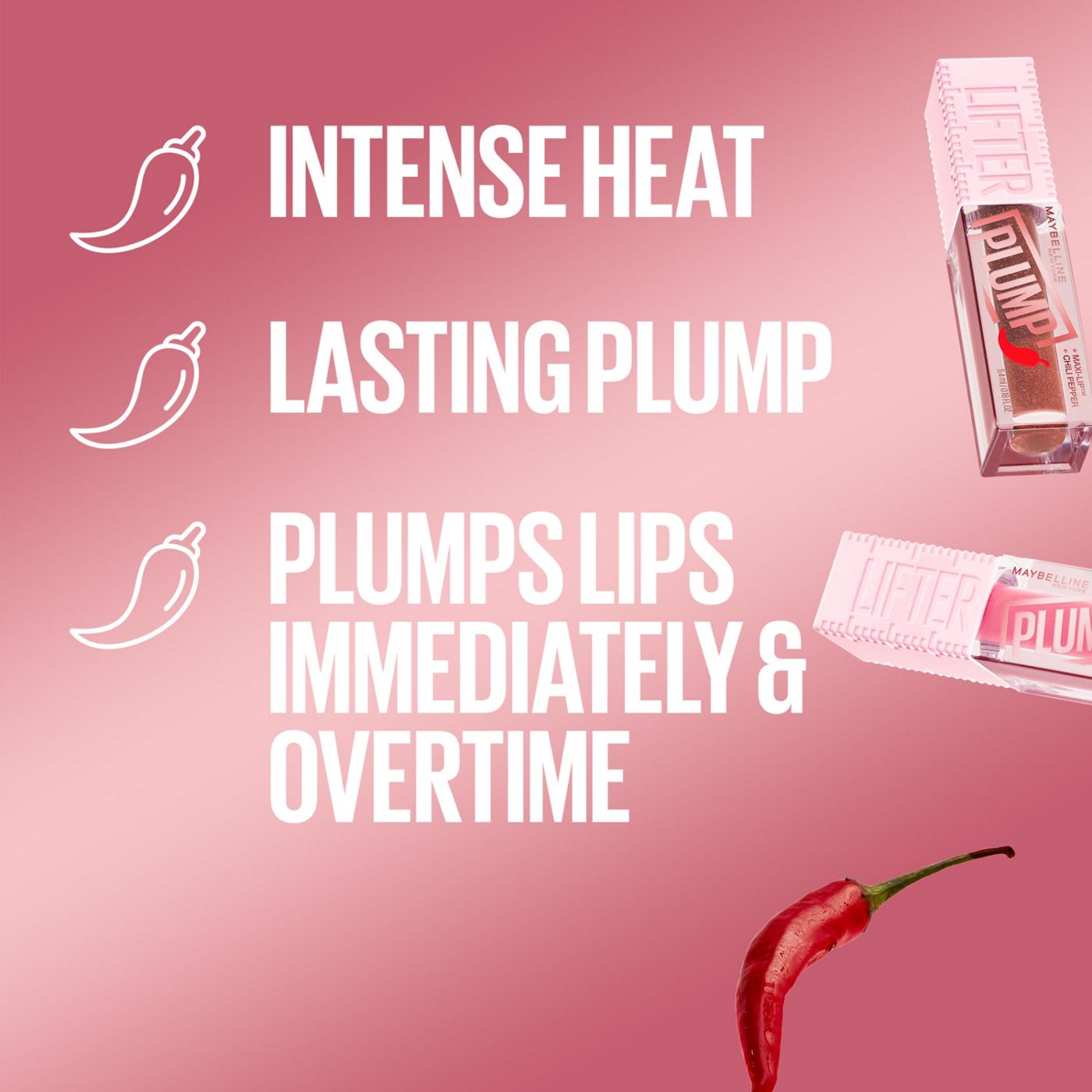 Maybelline Lifter Plump Lip Plumping Lip Gloss - Blush Glaze; image 3 of 6