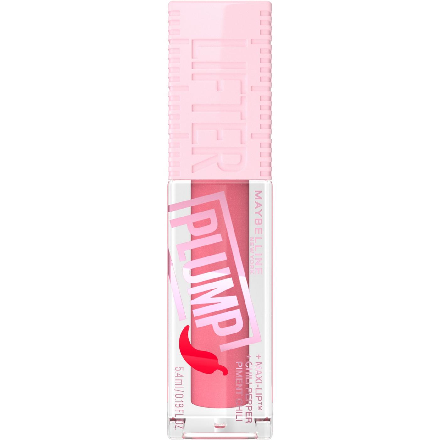 Maybelline Lifter Plump Lip Plumping Lip Gloss - Blush Glaze; image 5 of 6