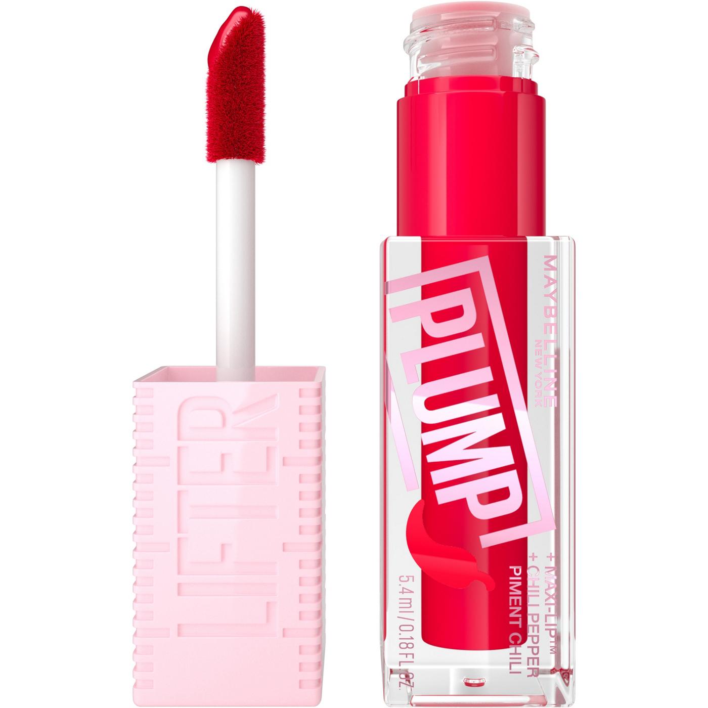 Maybelline Lifter Plump Lip Plumping Lip Gloss - Red Flag; image 1 of 5