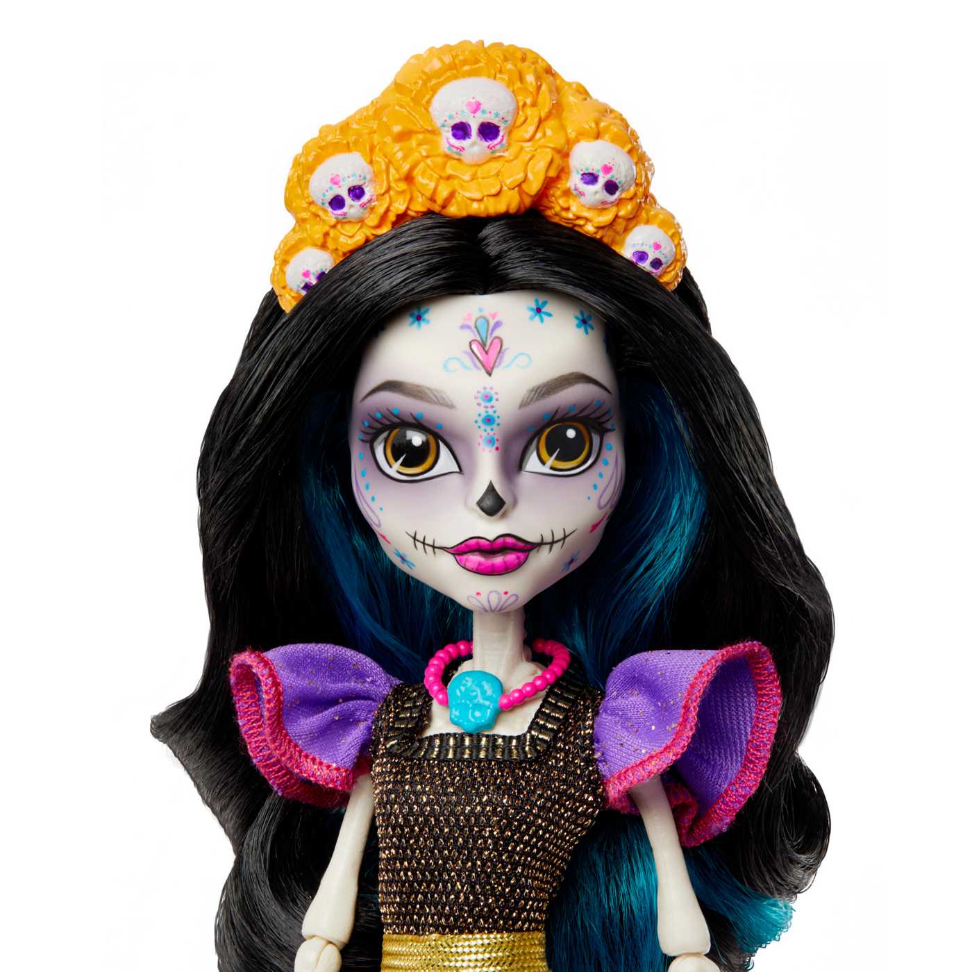Monster High Dia de Muertos Edition Skelita Calaveras Doll; image 3 of 6