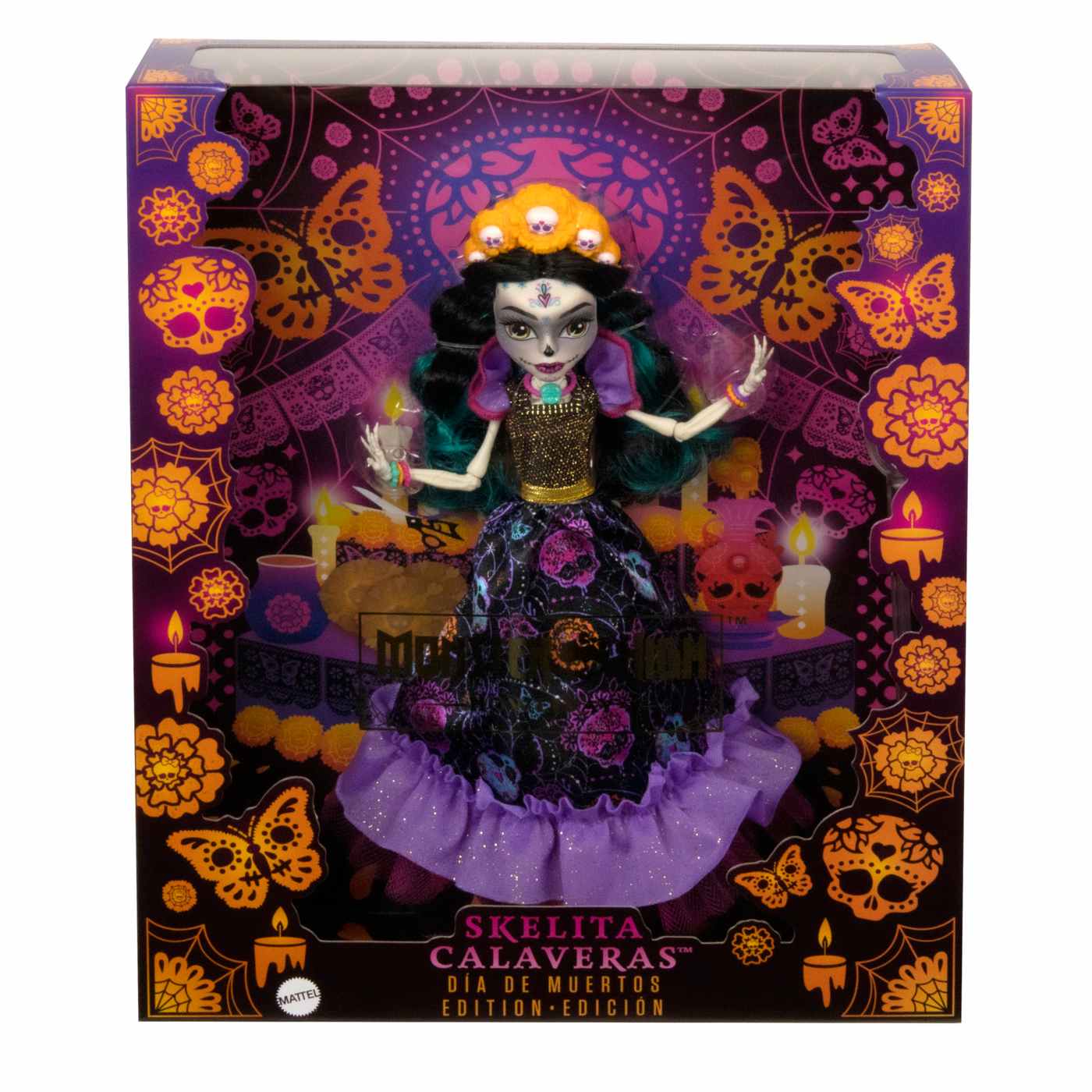 Monster High Dia de Muertos Edition Skelita Calaveras Doll; image 6 of 6