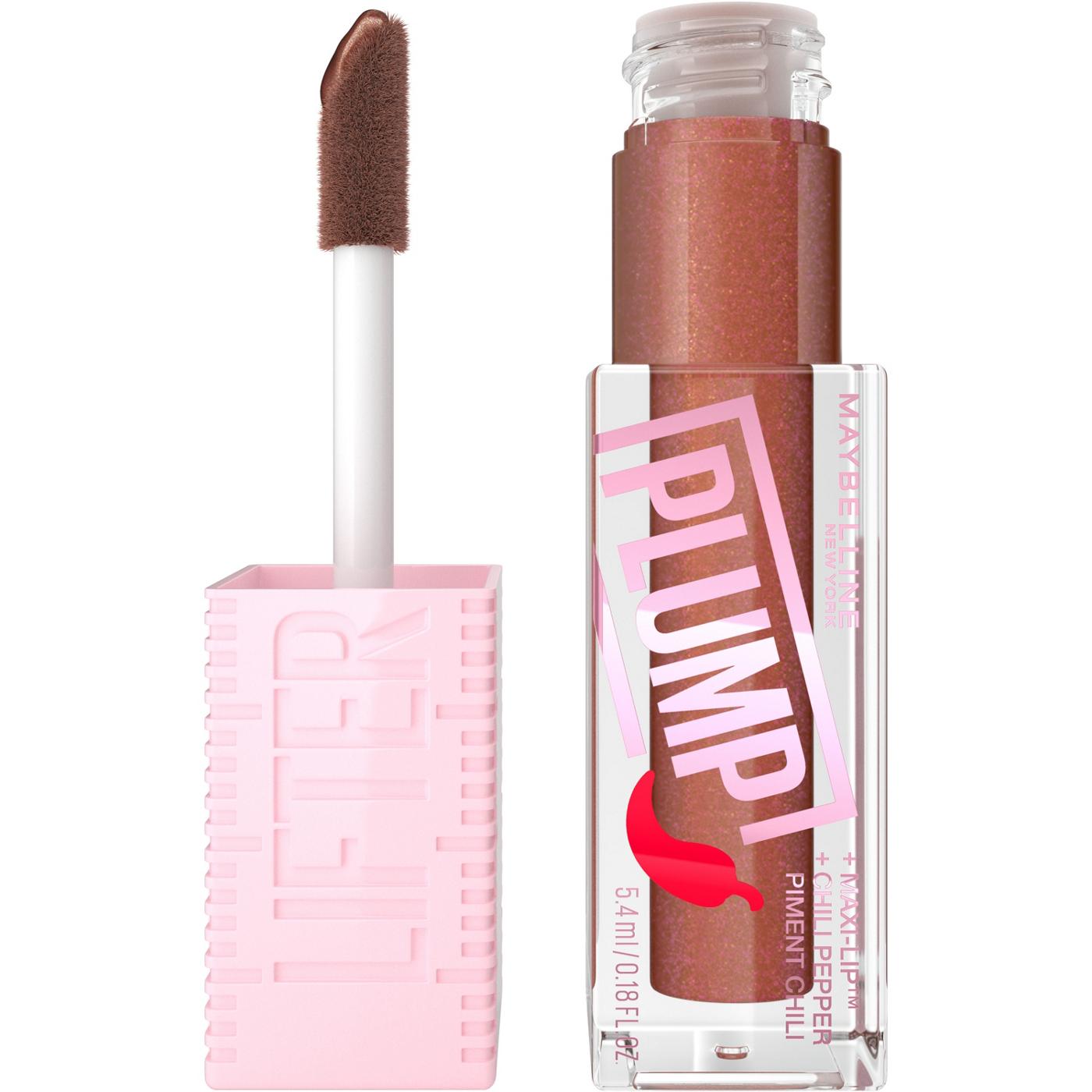 Maybelline Lifter Plump Lip Plumping Lip Gloss - Cocoa Zing; image 1 of 7