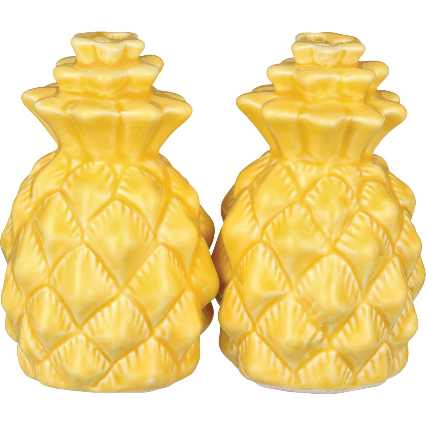 Destination Holiday Pineapple Salt and Pepper Shaker Set; image 2 of 2