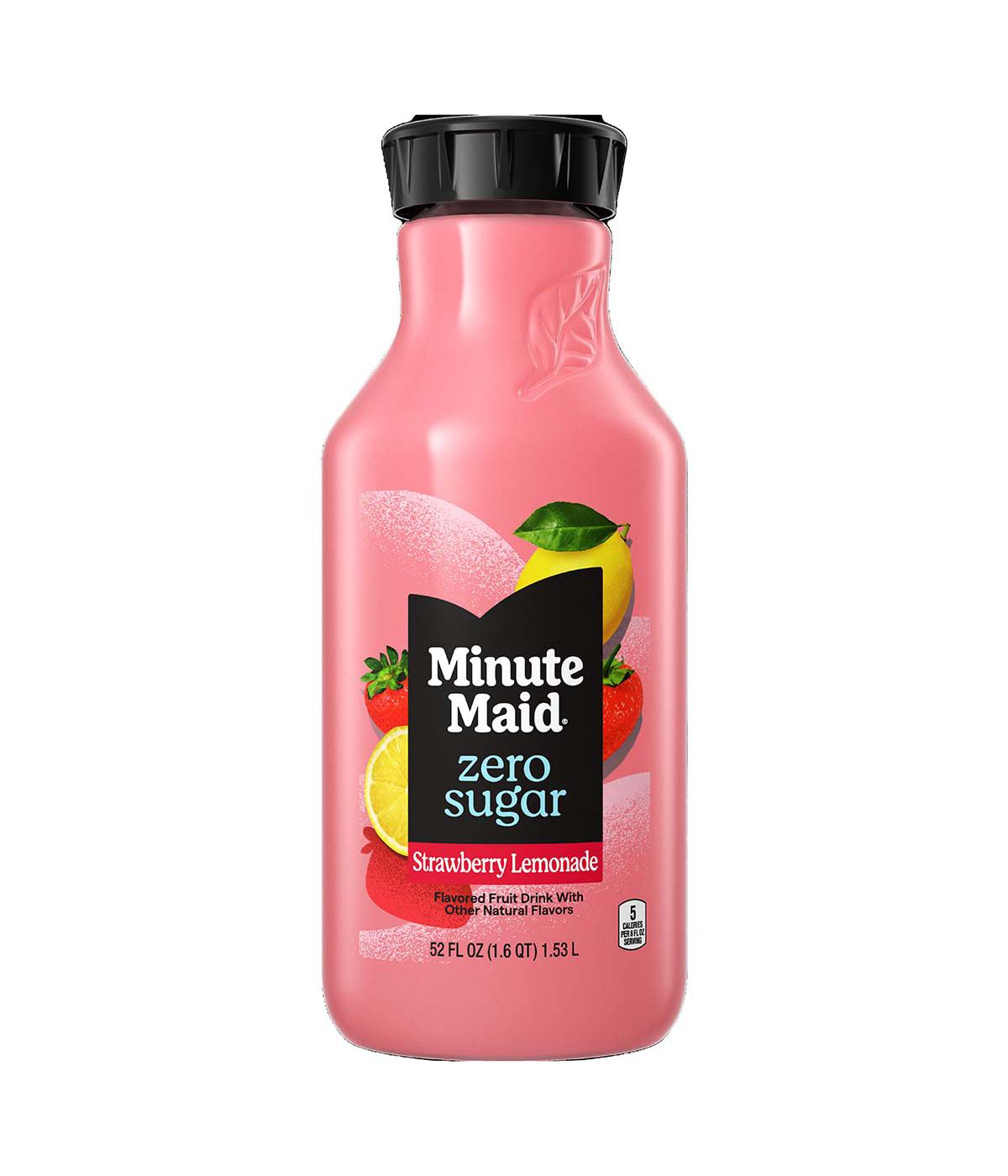 Minute Maid Zero Sugar Strawberry Lemonade; image 1 of 2