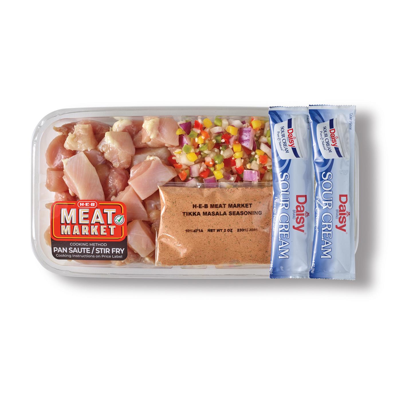 HEB Meat Market Sauté Kit Chicken Tikka Masala Shop Chicken at HEB