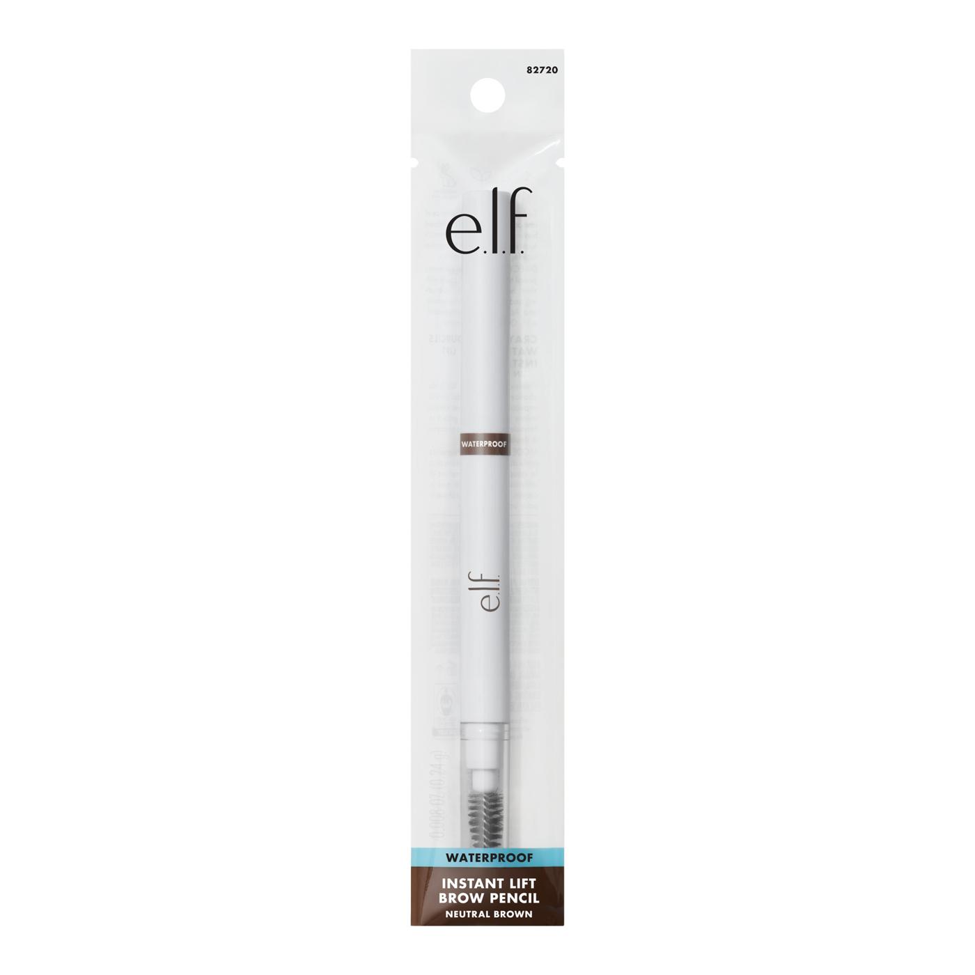 e.l.f. Instant Lift Brow Pencil Waterproof - Natural Brown; image 1 of 2