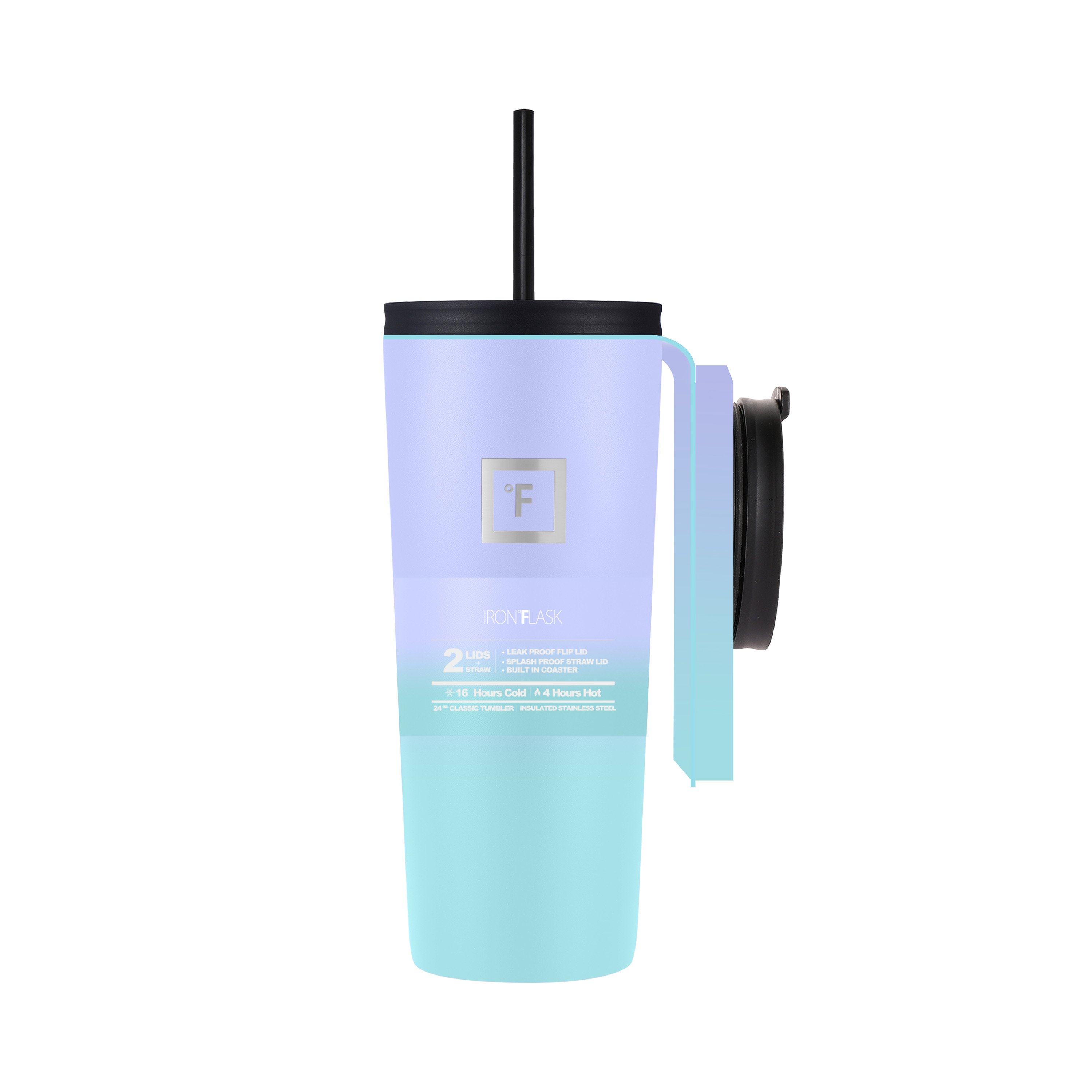 Iron Flask Classic 2.0 Tumbler with 2 Lids - Cotton Candy - Shop Cups &  Tumblers at H-E-B