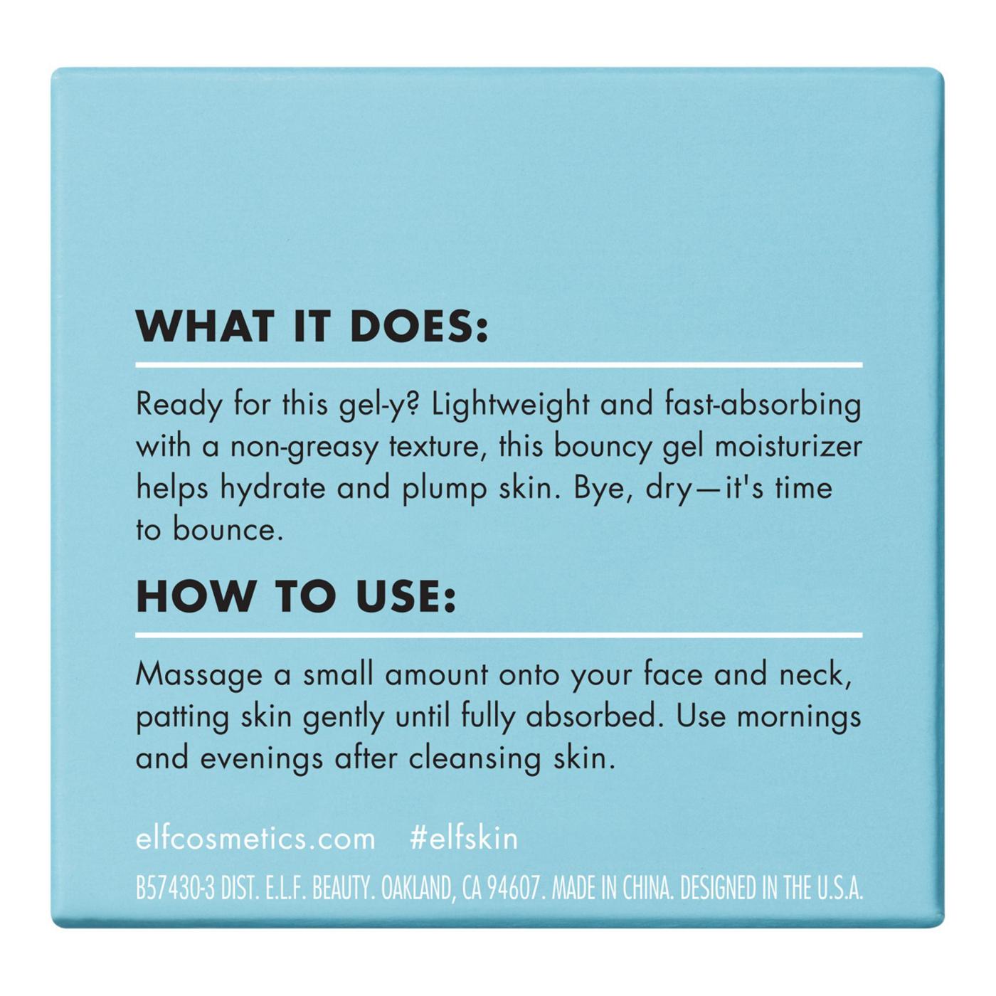 e.l.f. Holy Hydration Gel-Yeah Moisturizer; image 5 of 9