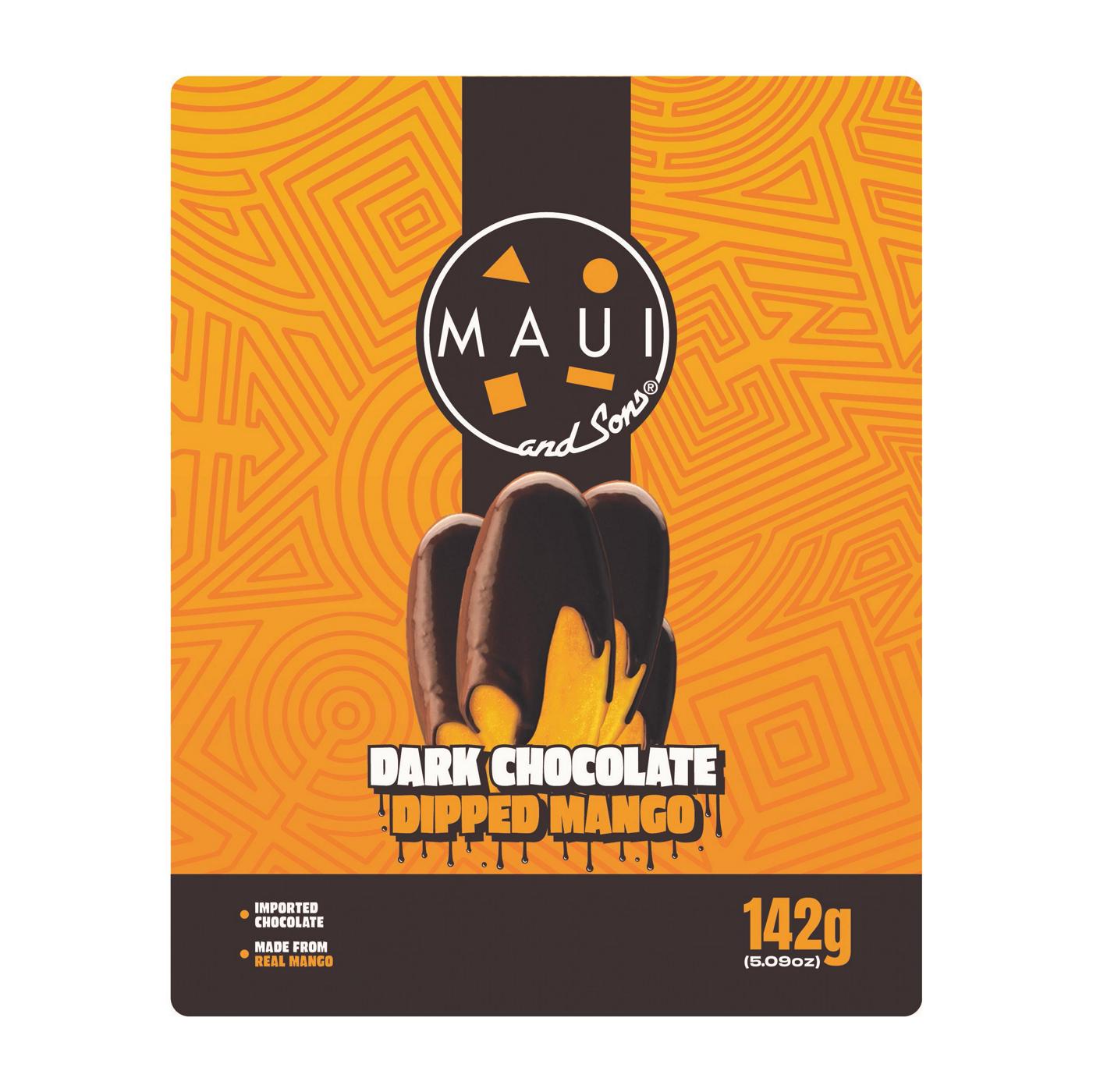Maui & Sons Dried Mango Dipped Dark Chocolate Shop Tropical