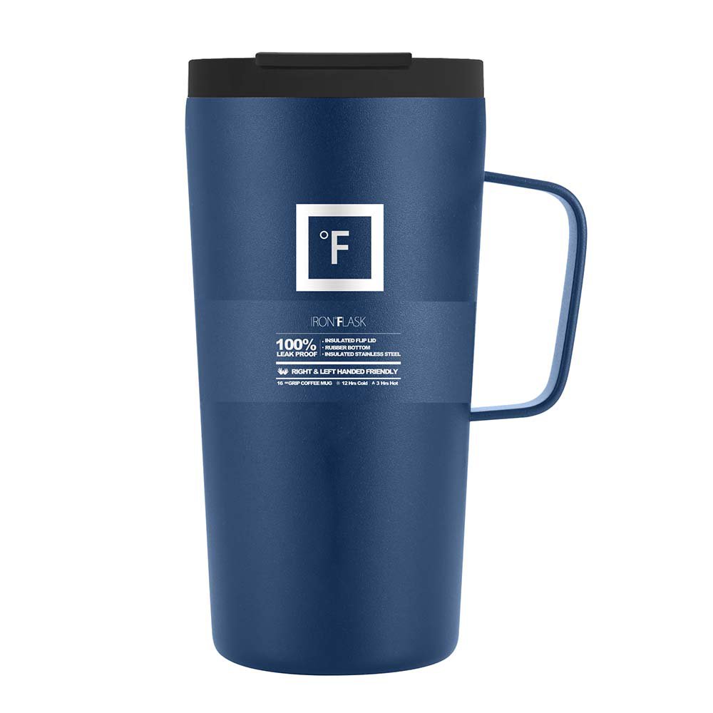  IRON FLASK Grip Coffee Mug - 12 Oz Leak-Proof