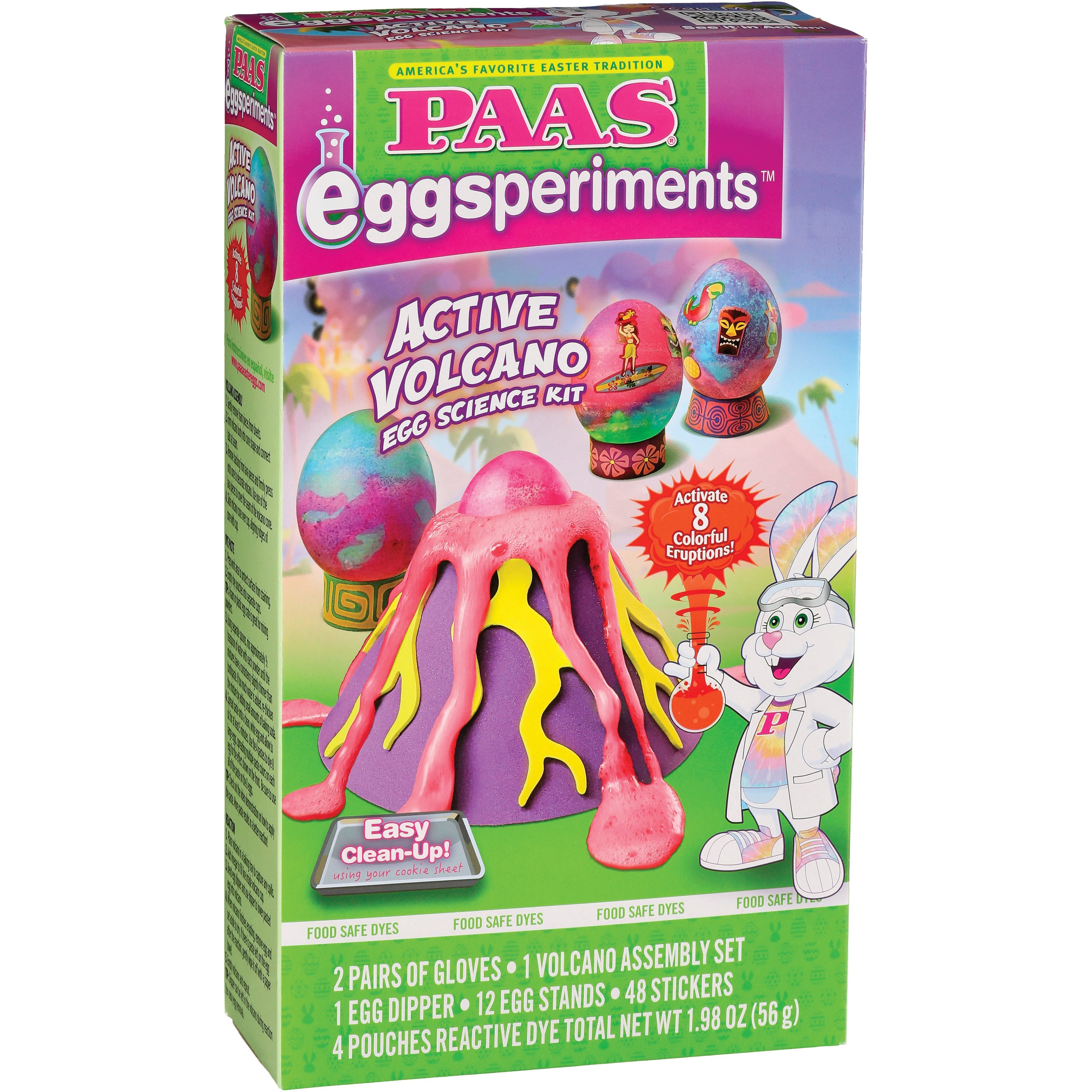 PAAS Eggsperiments Active Volcano Easter Egg Kit - Shop Kits at H-E-B