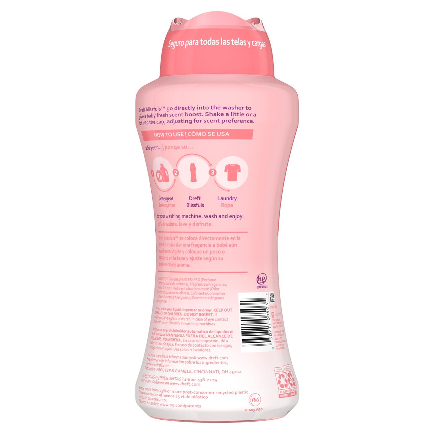 Dreft Blissfuls Baby Fresh In-Wash Scent Booster; image 4 of 4